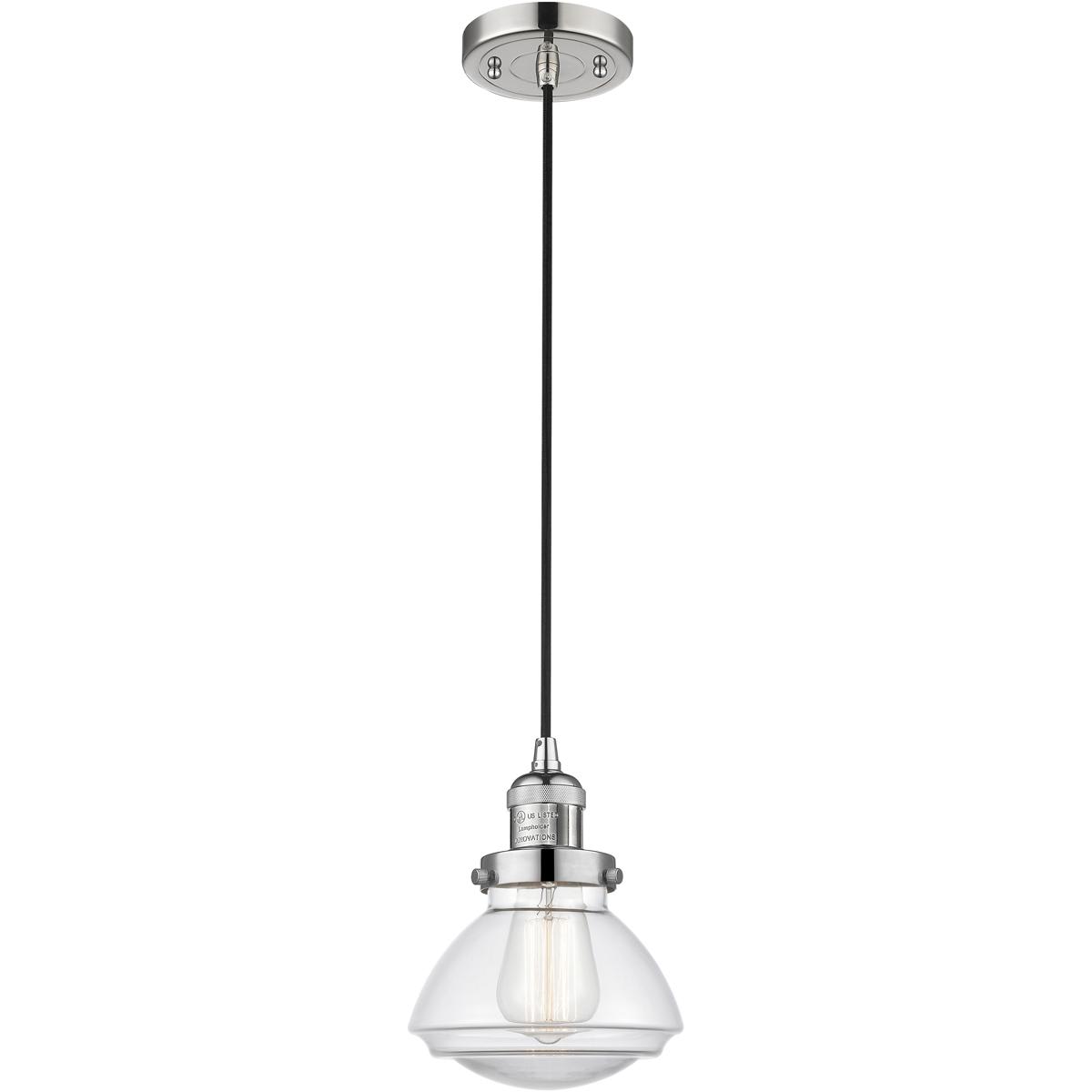 Innovations Lighting 1768235 201C-PN-G322 Franklin Restoration Olean Mini Pendant