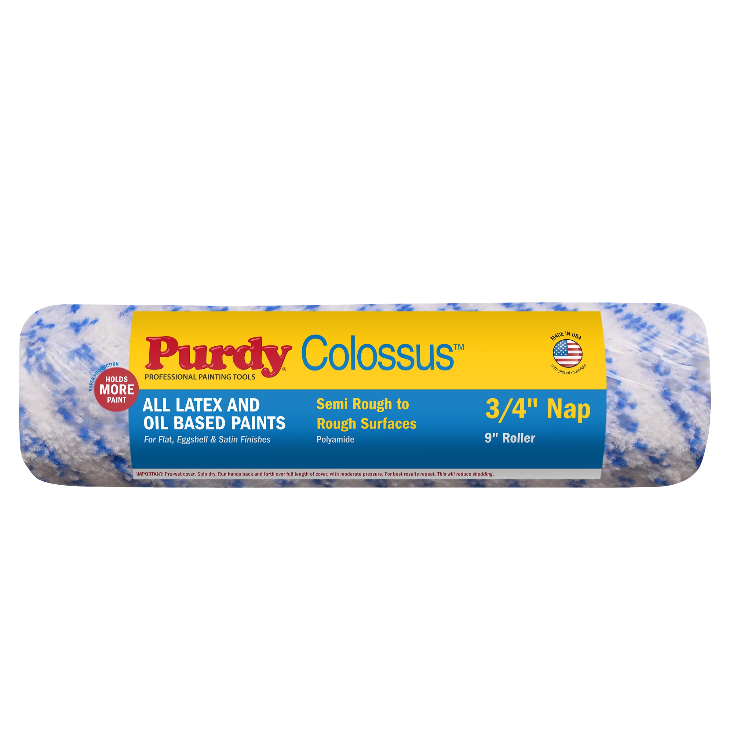 Purdy 9-in x 3/4-in Nap Colossus Standard Woven Paint Roller Cover