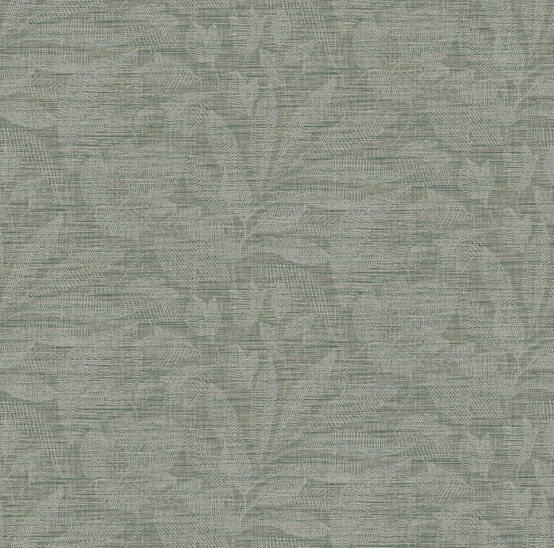 A-Street Prints 2971-86151 Dimensions 60.8-Sq. Feet Jade Vinyl Textured Ivy/Vines 3D Unpasted Wallpaper