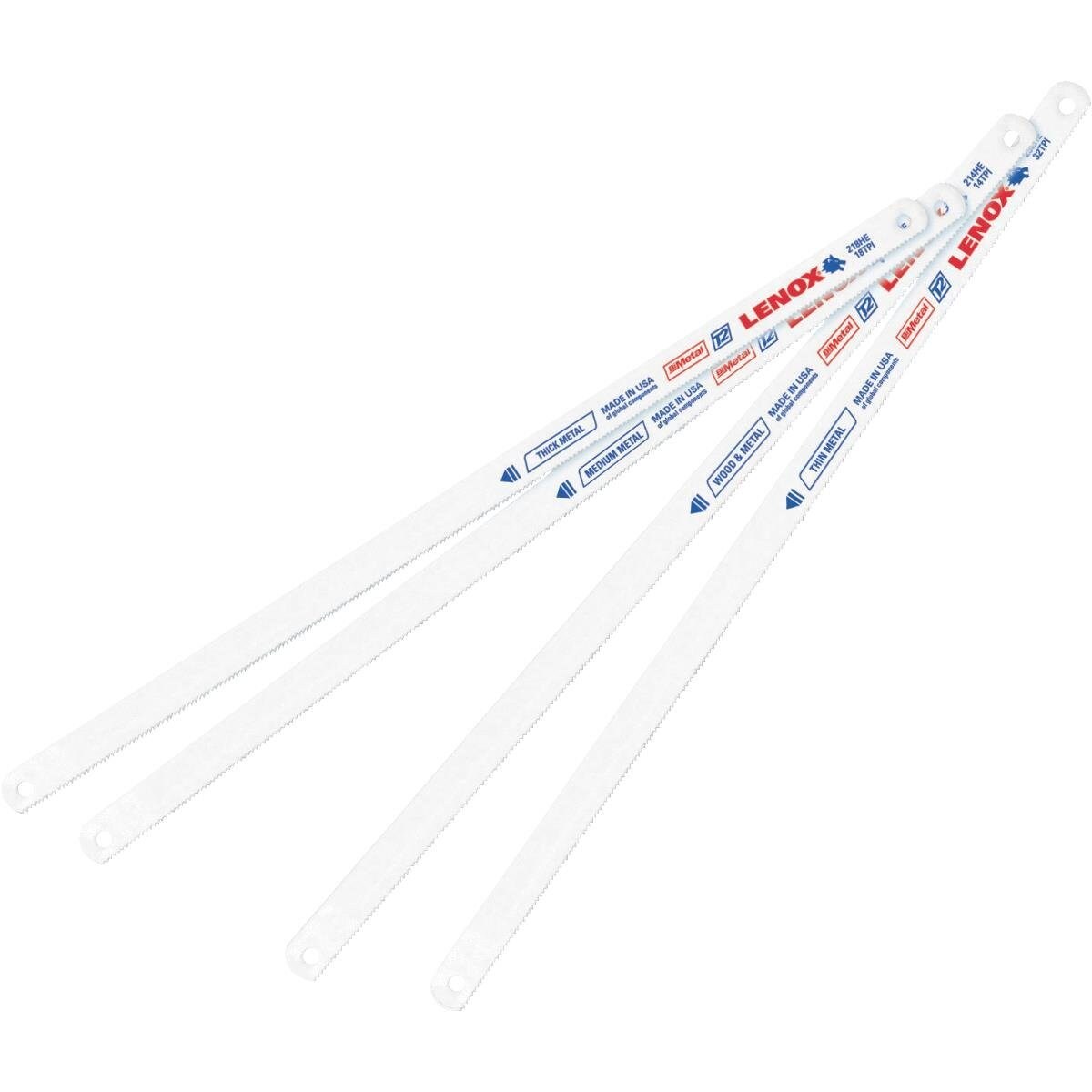 LENOX 888112 12.0-in Bi-metal Medium cut Hacksaw blade Set