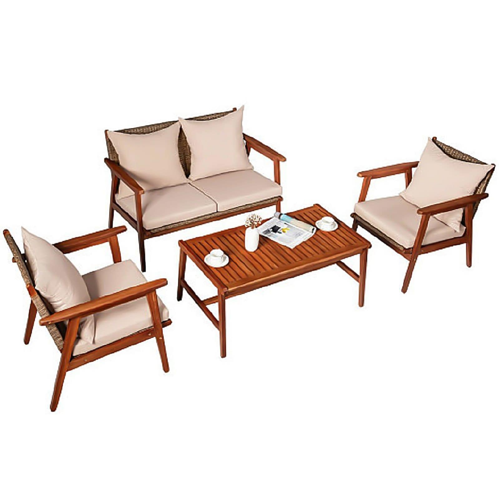 WELLFOR OUS68969BNA+ Patio-Conversation-Sets - View #2