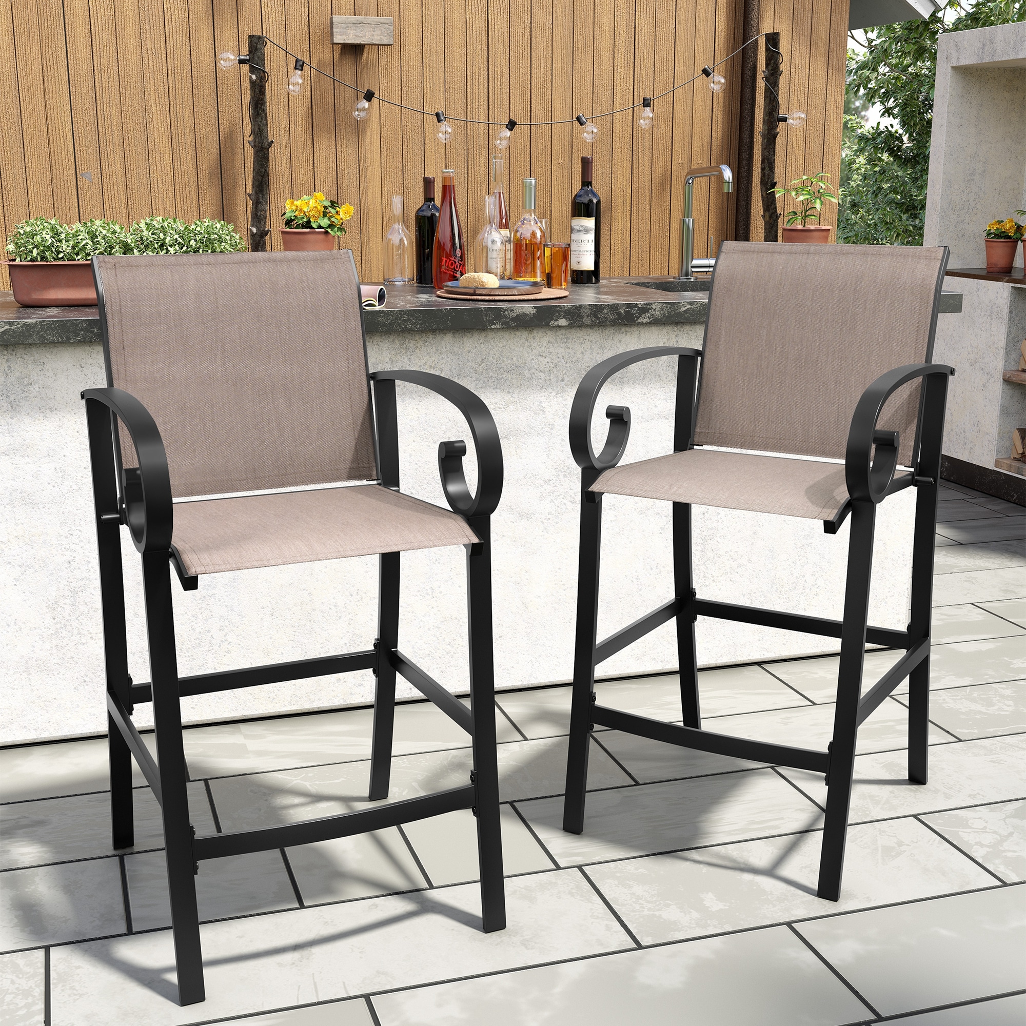 Crestlive Products CL-ST015ASH-2 stools - View #2