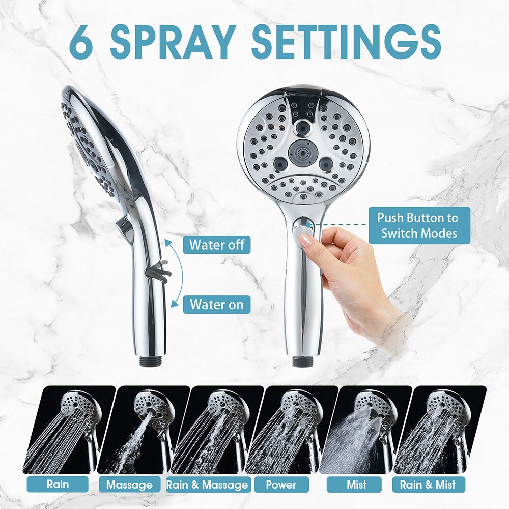 EQLOO F00627CH Fixed-Showerhead - View #3