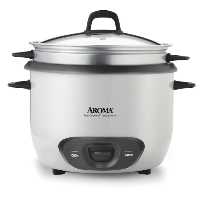 Aroma 6-Cup Residential Rice Cooker in the Rice Cookers department at ...