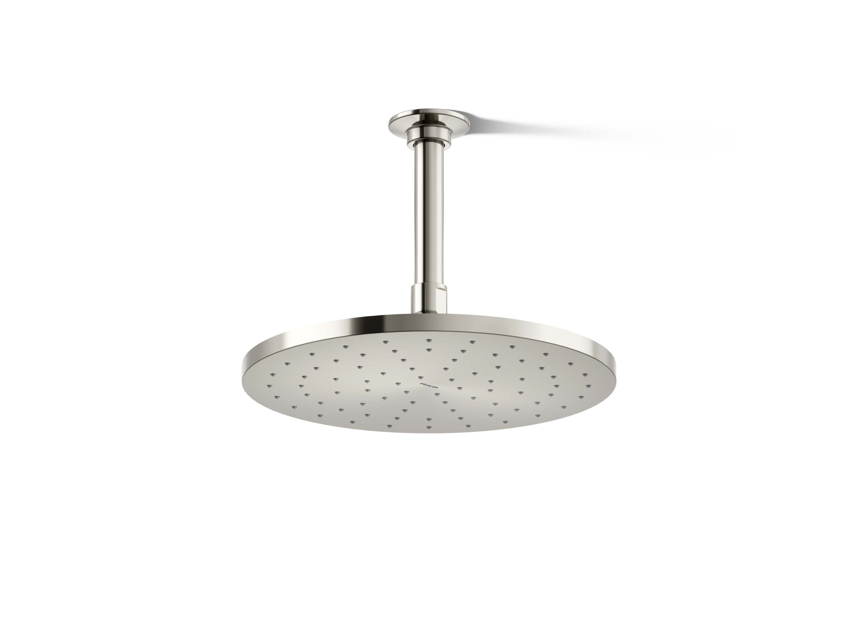 KOHLER 13689-SN Contemporary 1.0 -Spray Vibrant polished nickel 10.0000-in Round Fixed Rain Shower Head 2.5 GPM