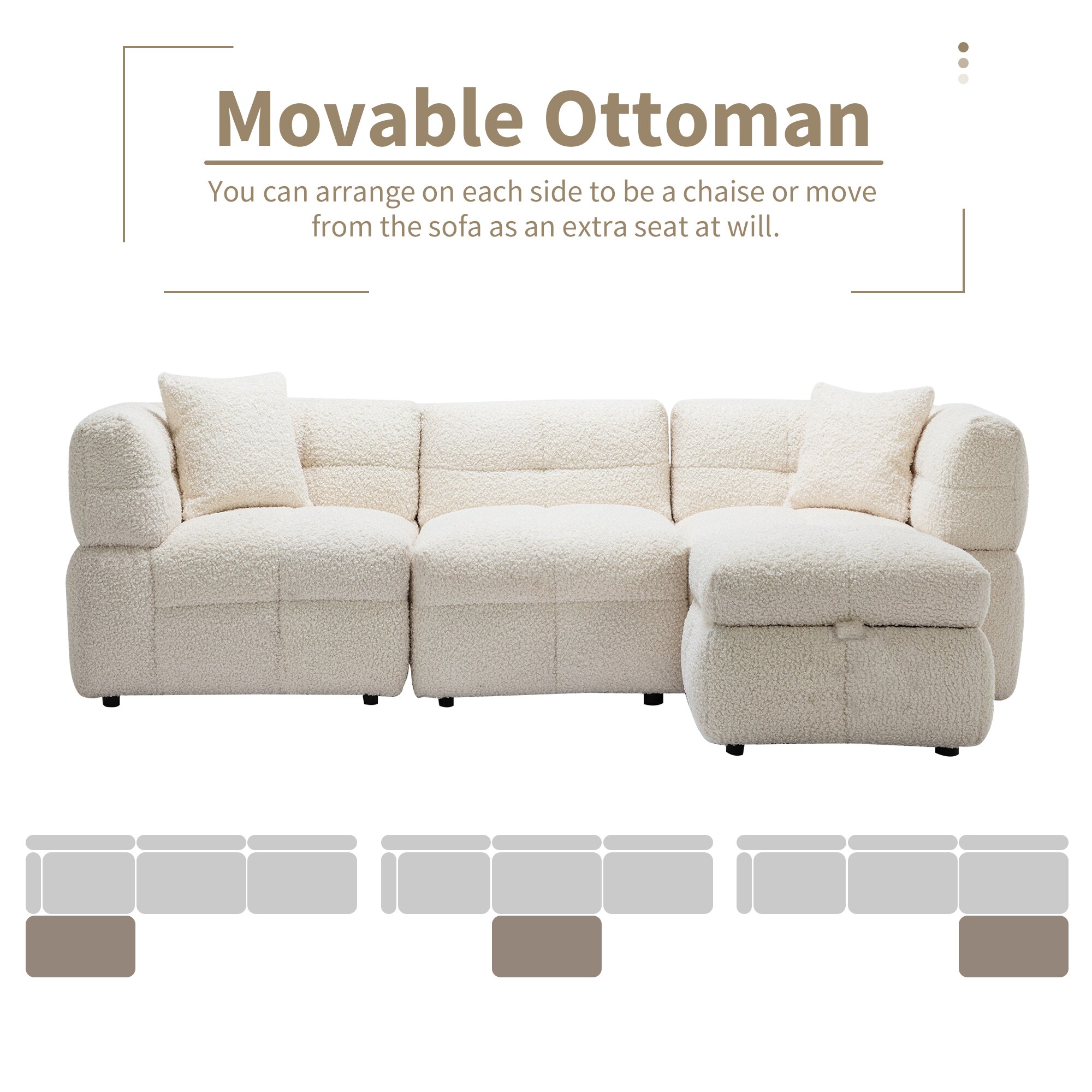 ModernLuxe L-SG001400AAA Sofas-Loveseats - View #4
