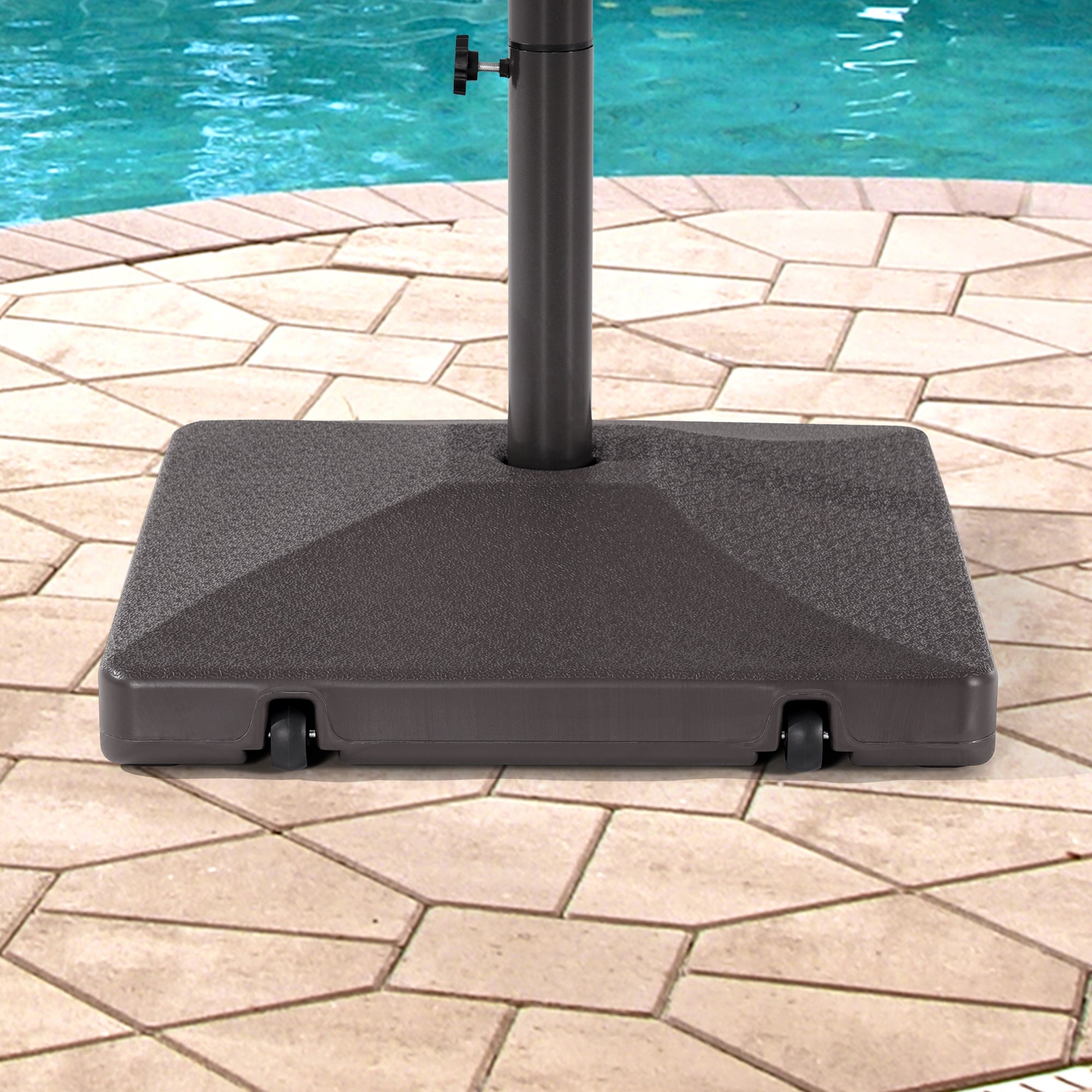 ACEGOSES LW-UB-61 Patio Umbrella Base Black Patio Umbrella Base