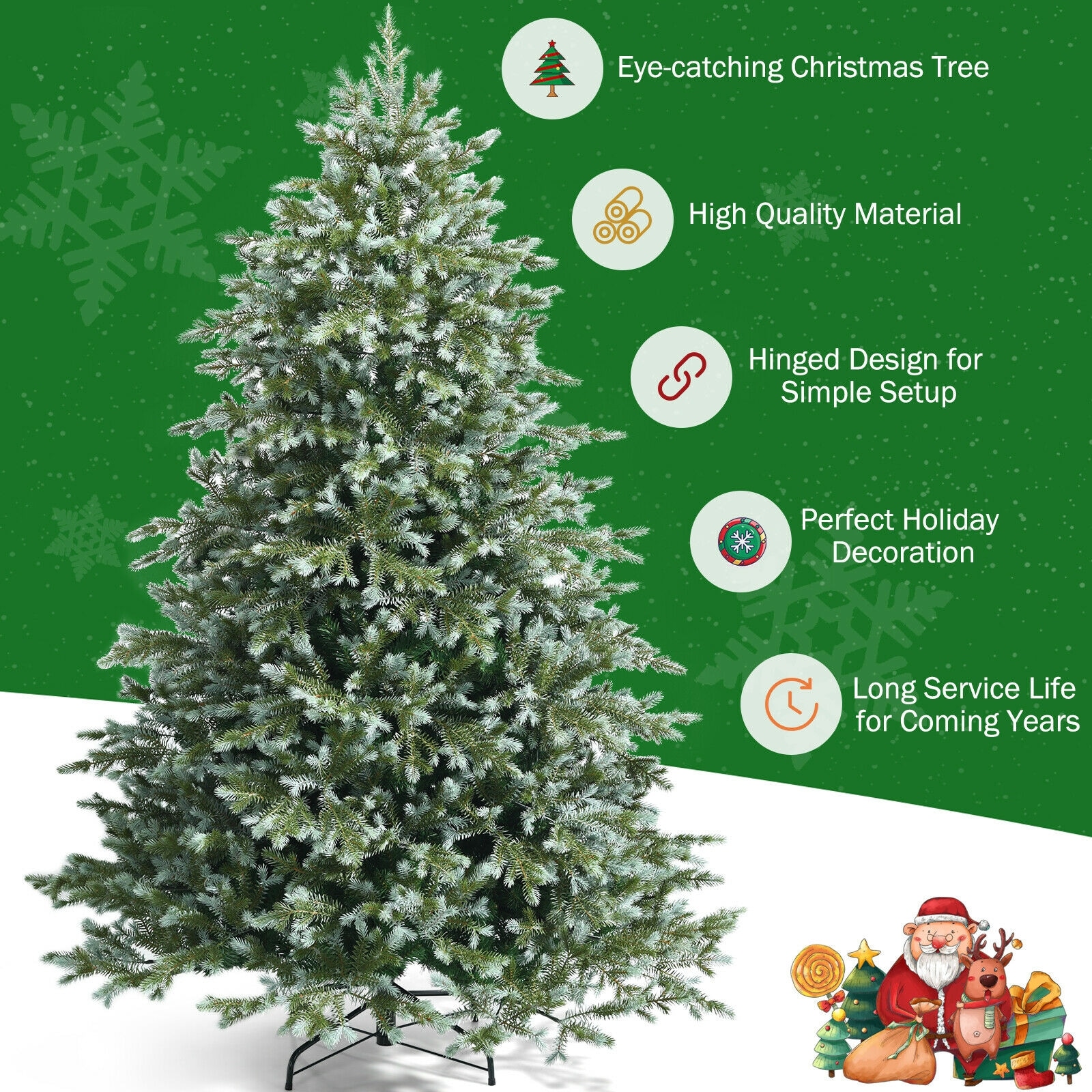 Forclover HYFASDCM58 Artificial-Christmas-Trees - View #5