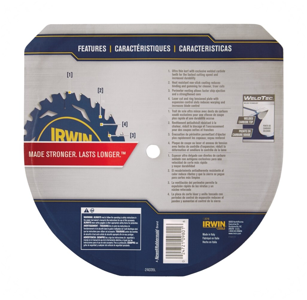 IRWIN 24035 Circular-Saw-Blades - View #2