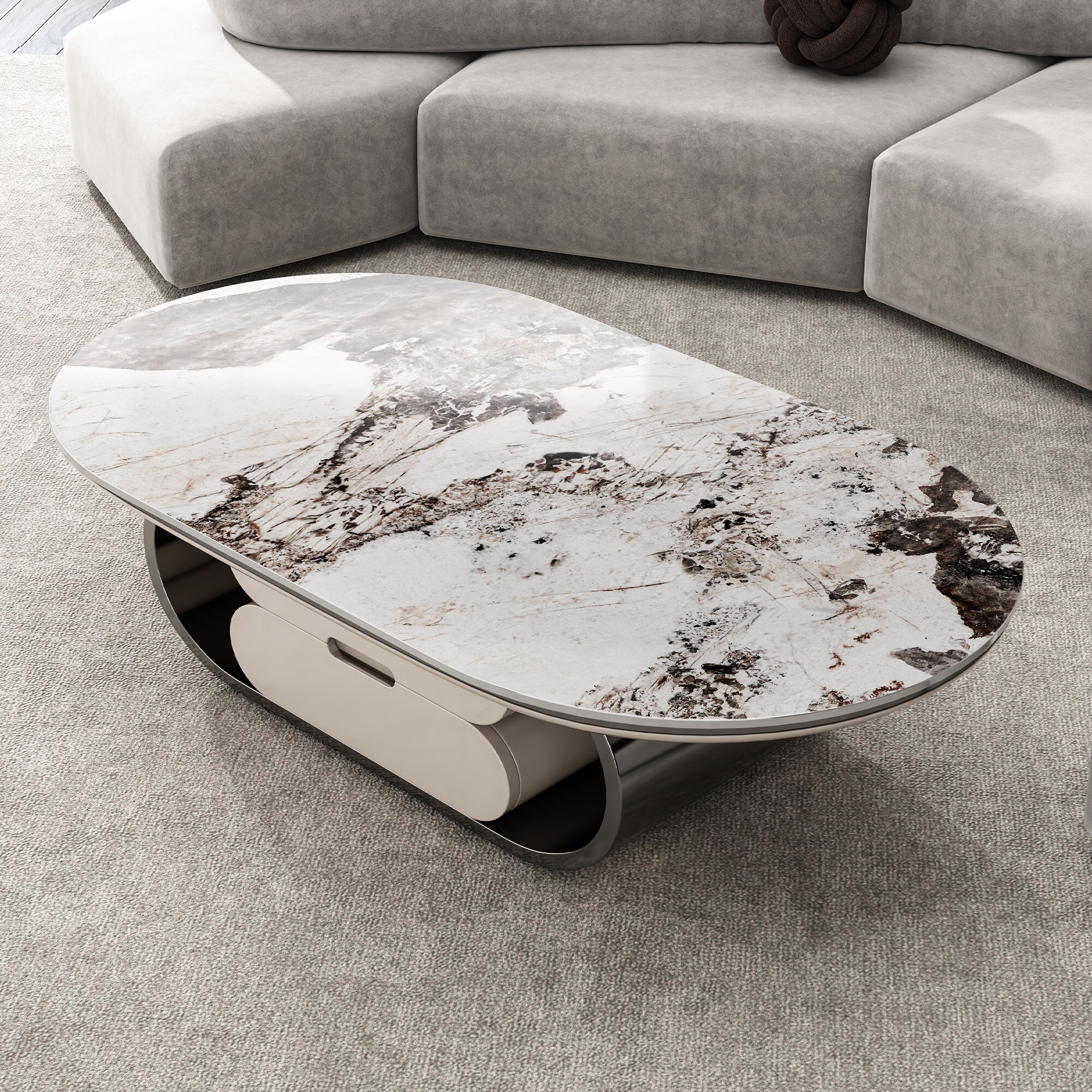 Oizaye YL-910GRAY Coffee-Tables - View #6