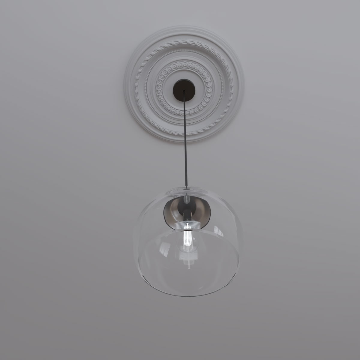 Ekena Millwork CMP19COGBW Ceiling-Medallions - View #7