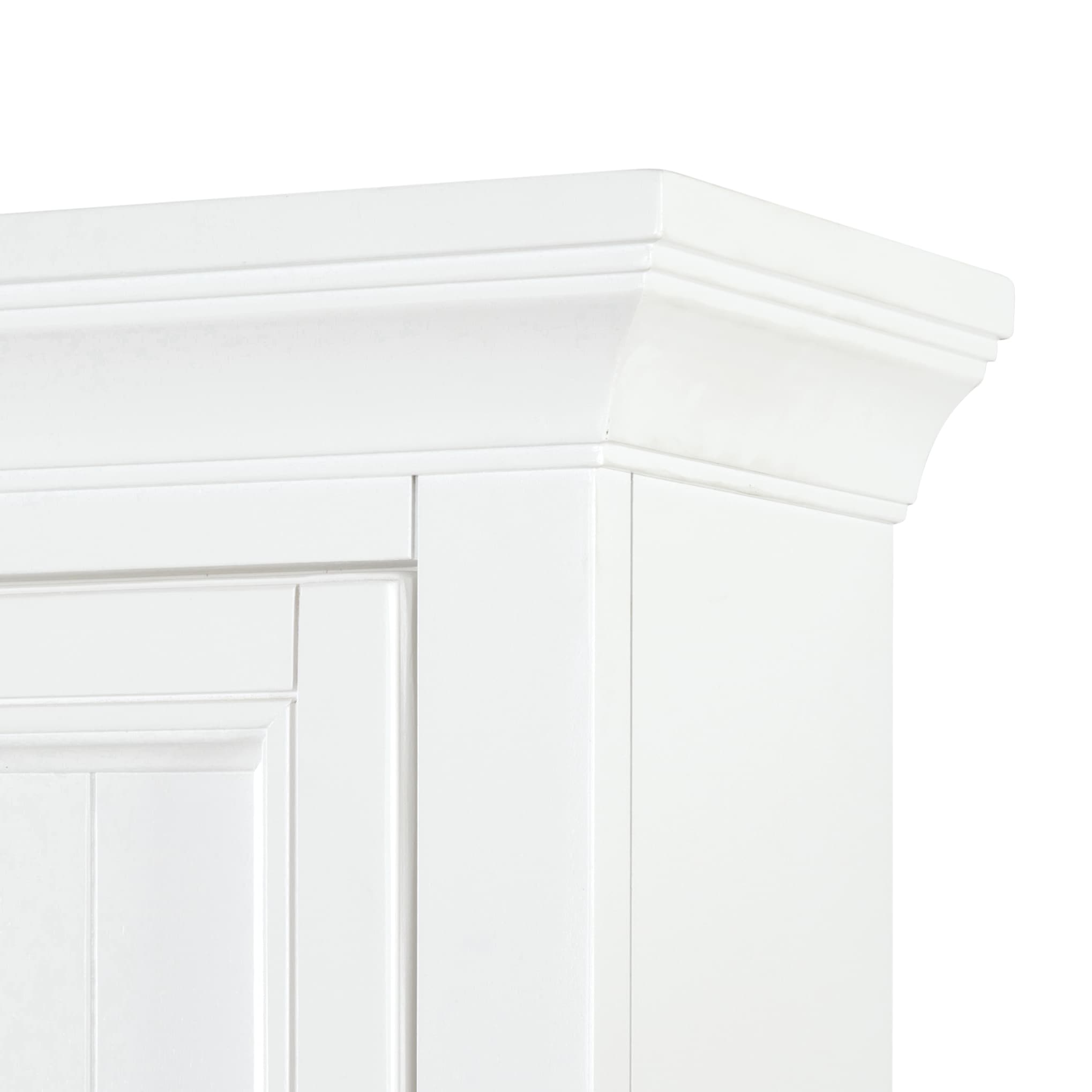 CRAFT + MAIN 24-in x 28-in x 8-in Winter Oak Soft Close Bathroom Wall Cabinet