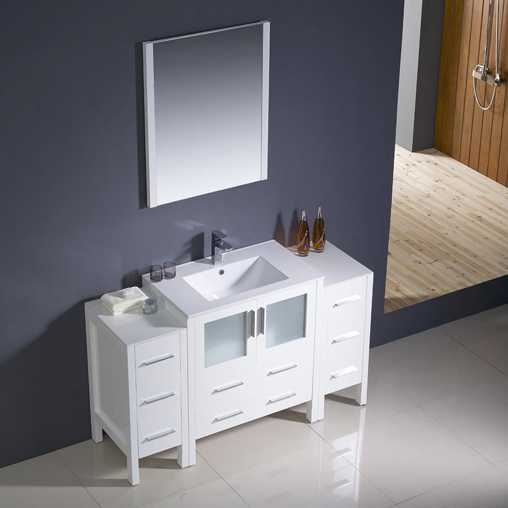 Fresca FVN62-123012WH-UNS Bath-Vanity-Combo - View #3