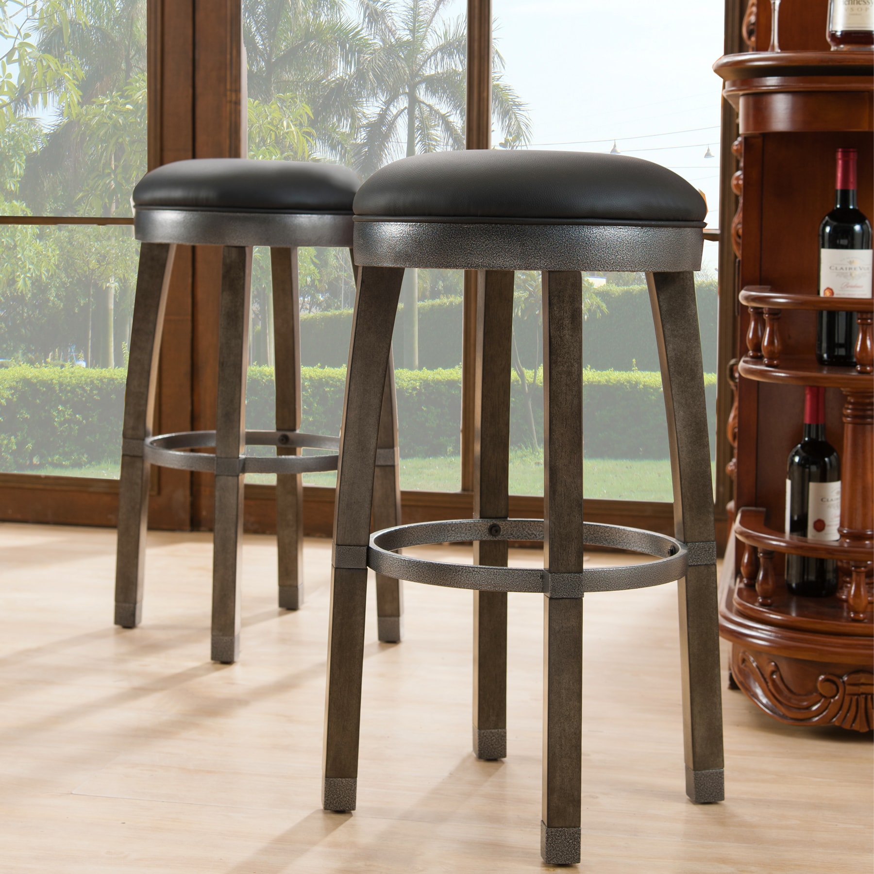 Leick Home 10118GS/BL stools - View #3