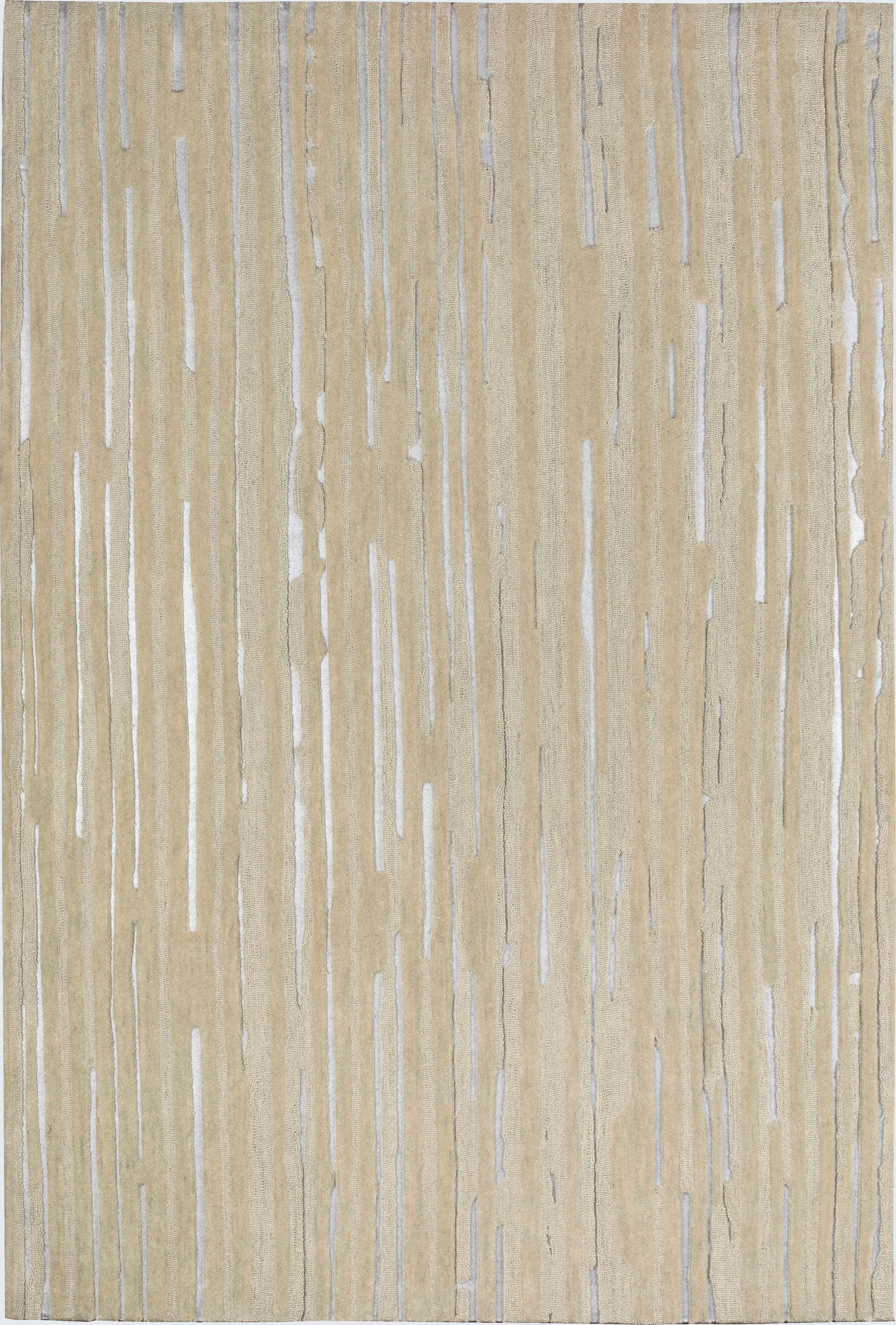 Addison Rugs ADZ32CP4X6 Dazzle 4 x 6 (ft) Tufted Wool Champagne Rectangular Indoor Solid Bohemian/Eclectic Area rug