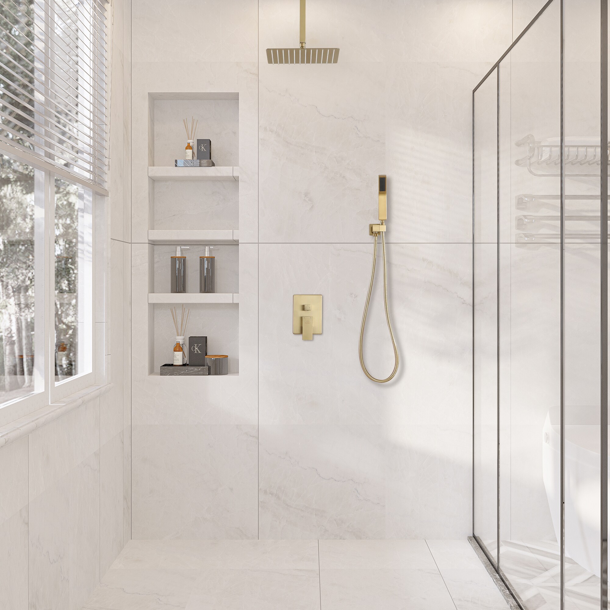 CASAINC CS3602-10BG Showerhead-Bar-Panels - View #8