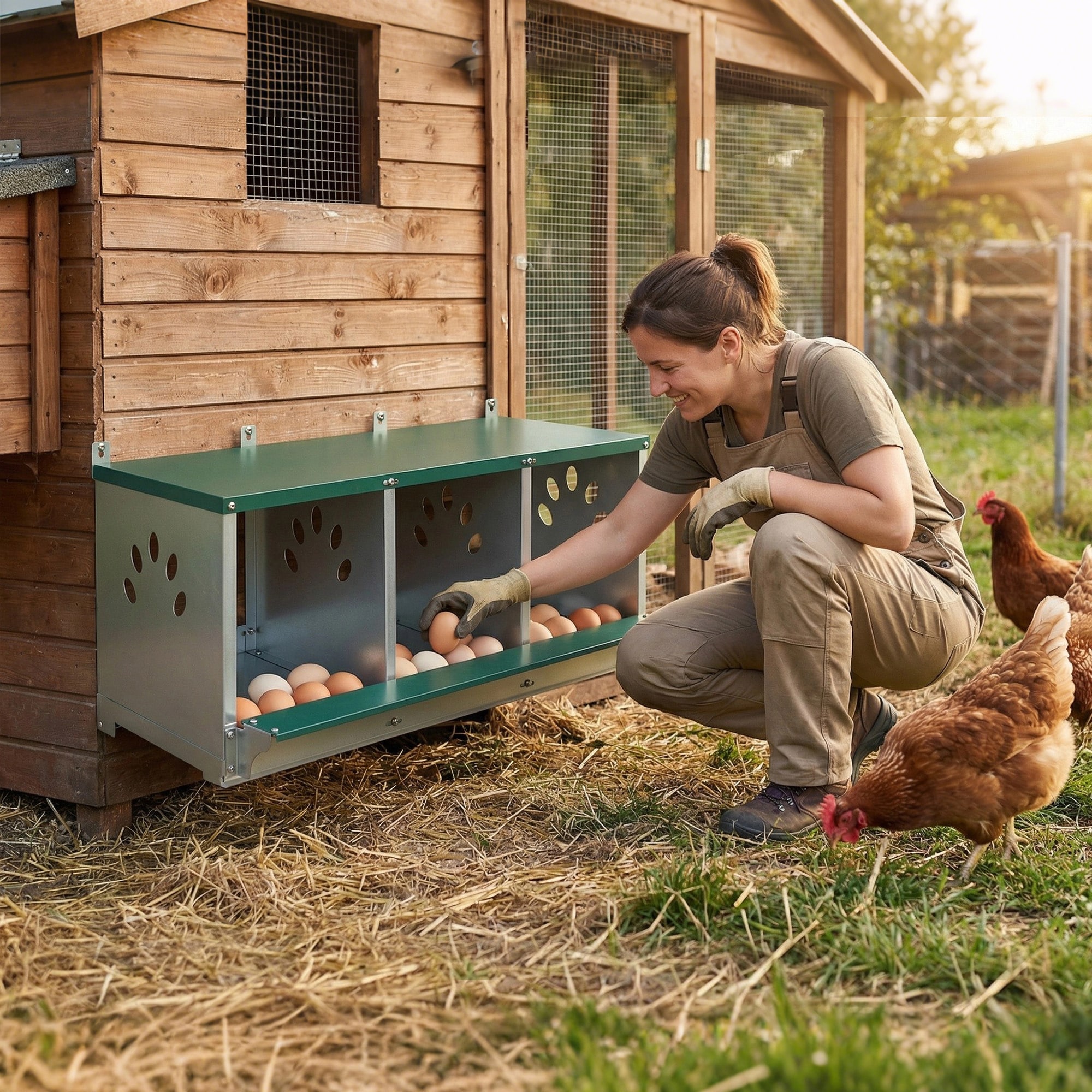 LETILY UZ6YN3UB Chicken-Coops-Rabbit-Hutches - View #3