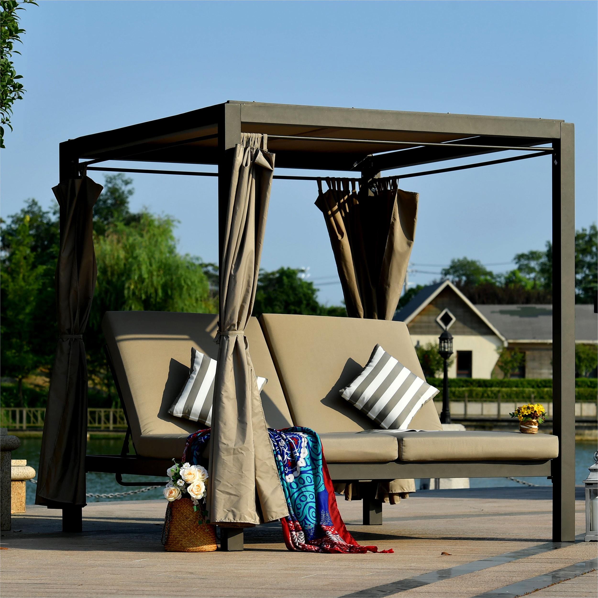 Moda Furnishings MOL-1129B Patio-Chairs - View #2