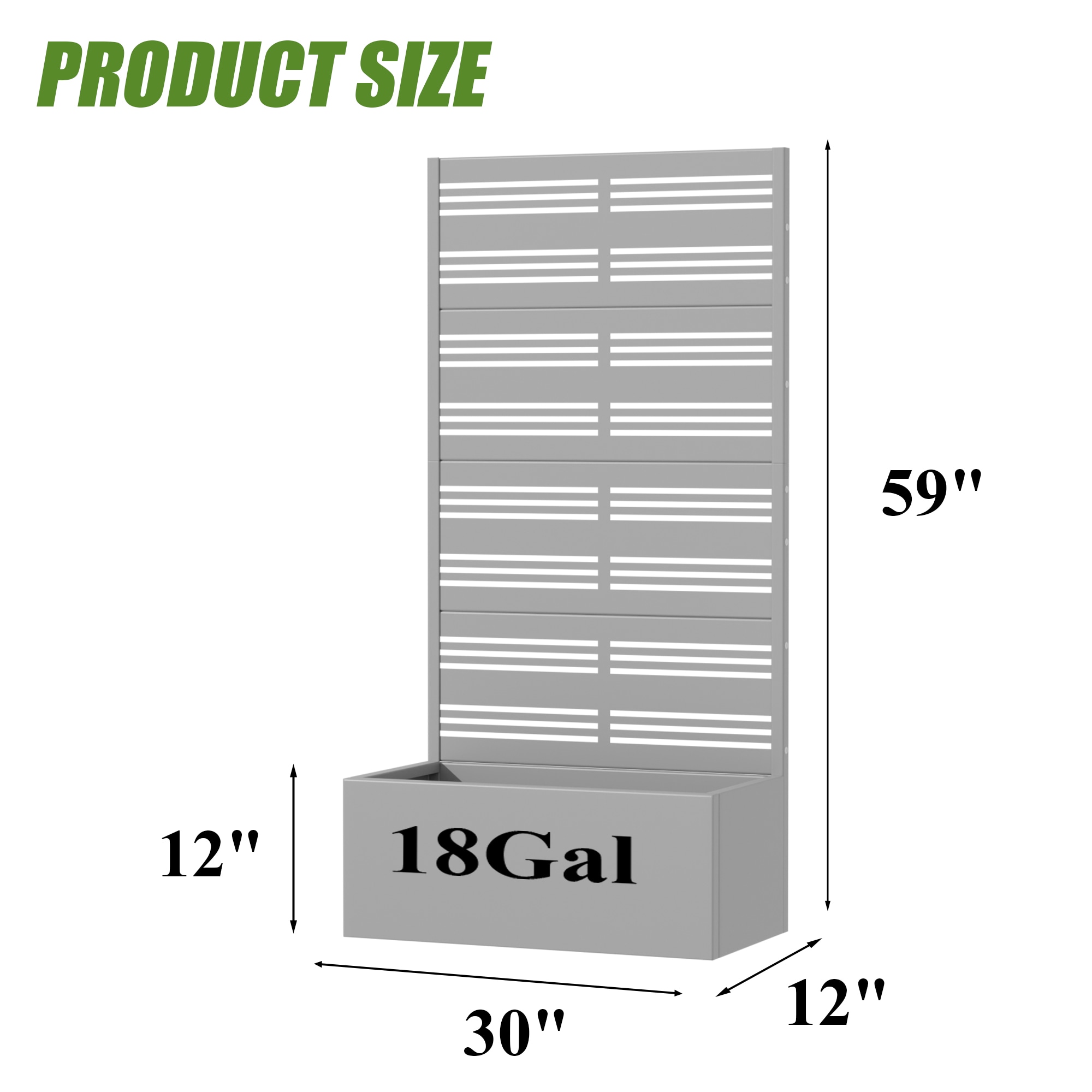 Misty Moon LW0409-RPB-ZZX180 Raised-Planter-Boxes - View #5