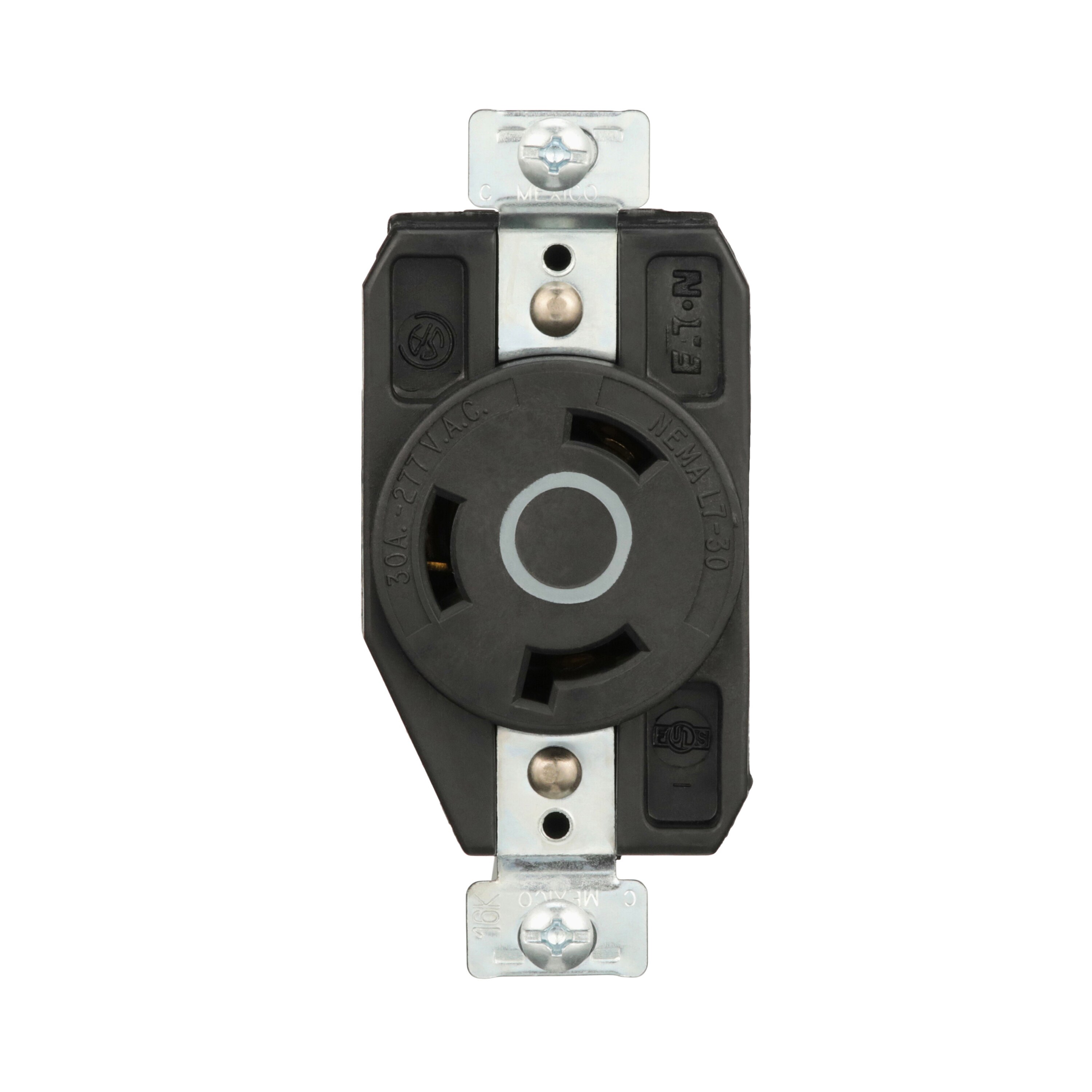 Eaton AHCL730R Arrow Hart Arrow Hart 30 -Amp 277-volt Industrial Duplex Outlet , Gray