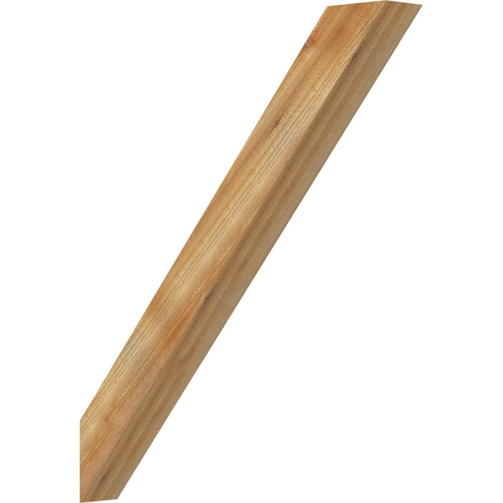 Ekena Millwork BRC04X30X36TRA00RWR 4-in x 30-in x 36-in Western Red Cedar Unfinished Wood Traditional Rough Sawn Knee Brace