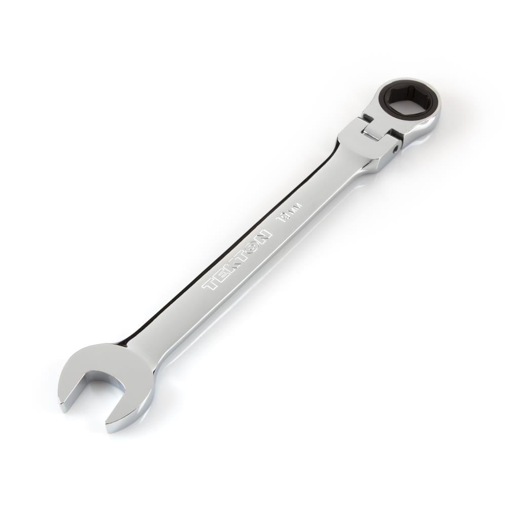 Ratchet Ring Spanner Double Ended Flexible Offset Wrench Tool Metric Size 6-36MM 