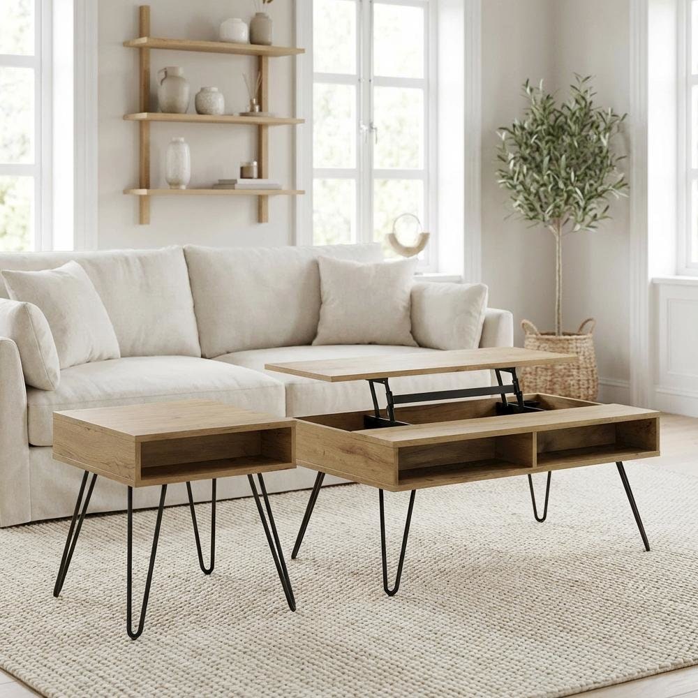 FurniFact BO3942301WHT Accent-Table-Sets - View #3