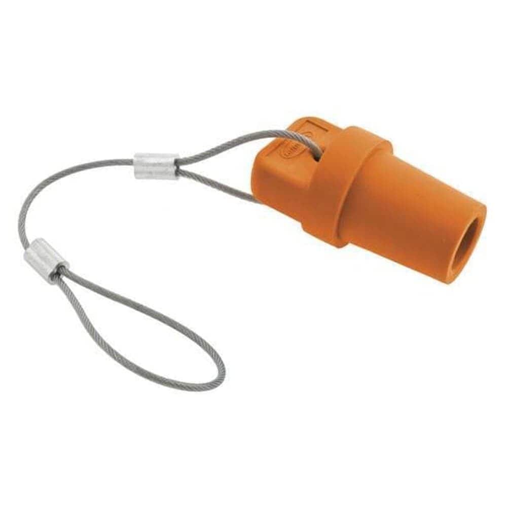 Hubbell Wiring Device-Kellems Single Pole Connector CoverMaleOrange HBLMCAPO #HBLMCAPO
