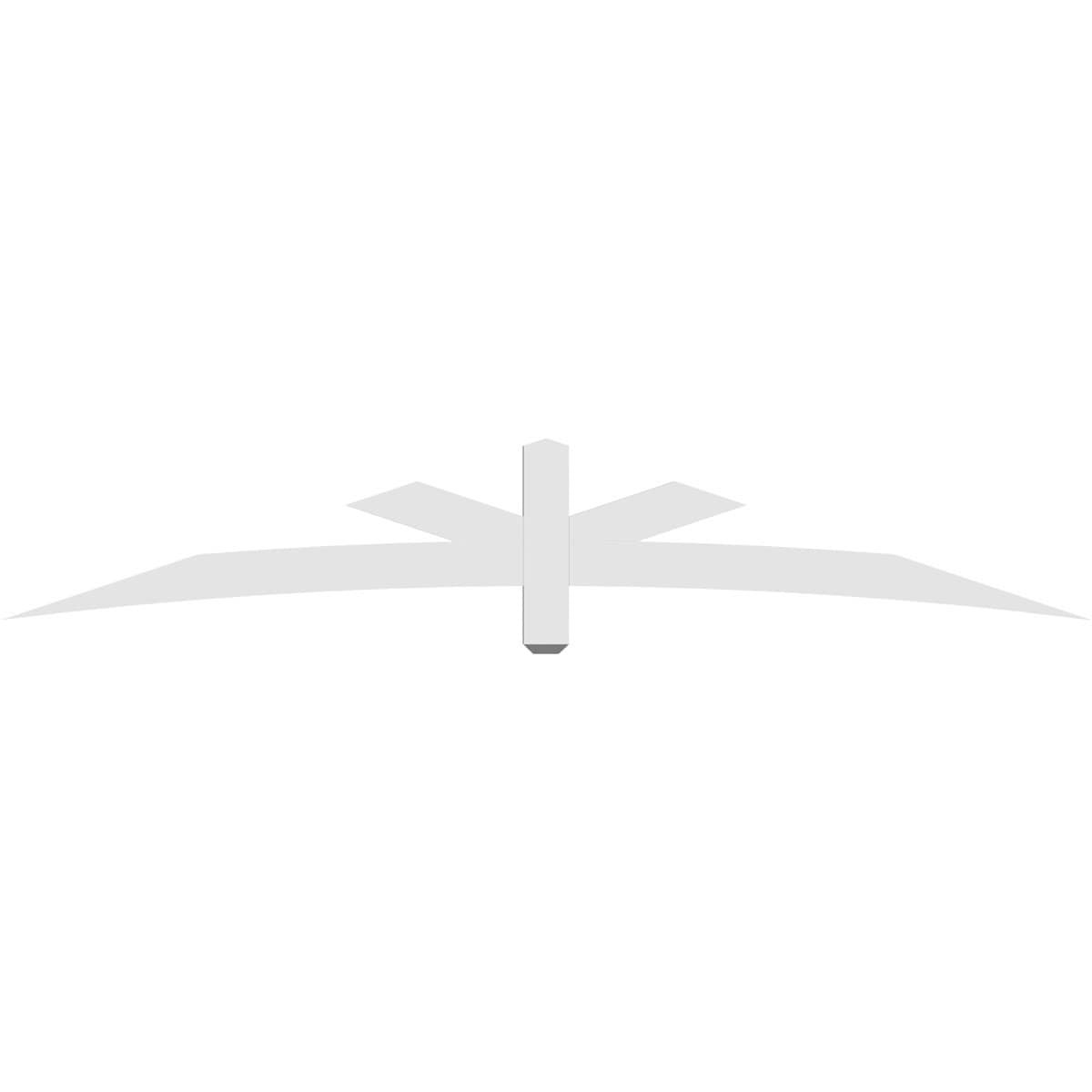 Ekena Millwork GBP096X16X0204ALB00 Exterior-Brackets-Braces - View #4