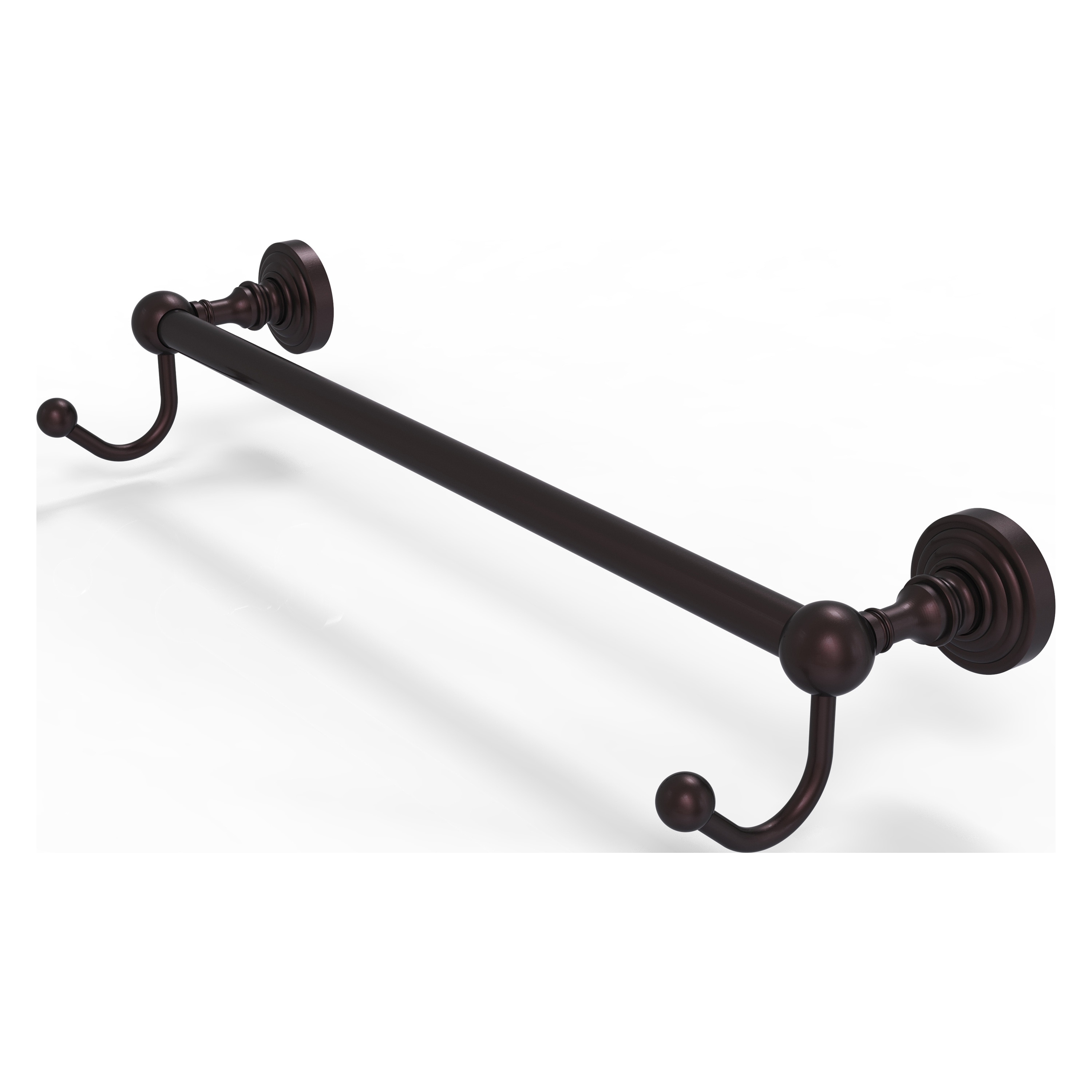 Allied Brass WP-41-36-HK-ABZ Waverly Place 36-in Antique Bronze Wall mount Single Towel Bar