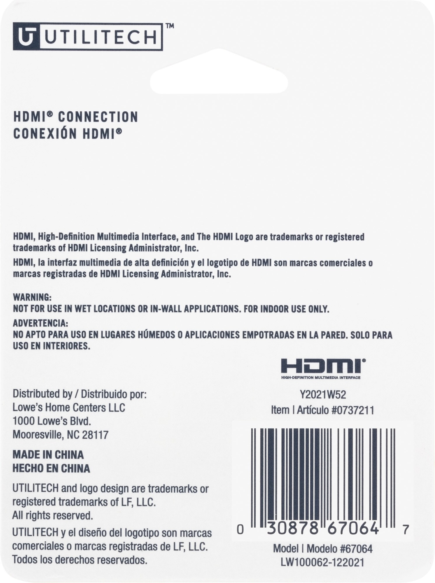 Utilitech 67064 Hdmi-Cables - View #6