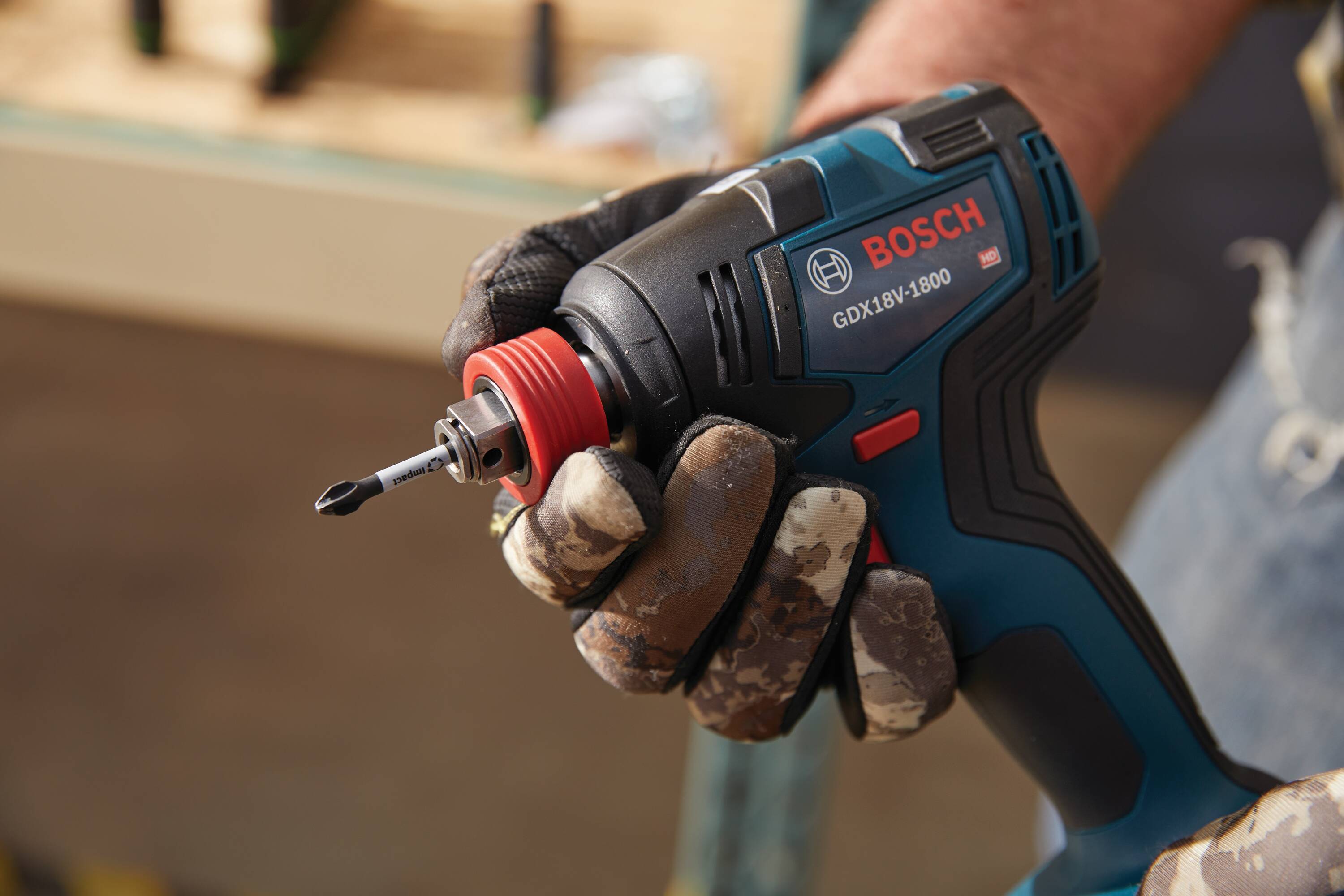 Bosch 18-volt 1/4-in; 1/2-in Brushless Cordless Impact Driver (1-Battery  Included, Charger Included and Soft Bag included) in the Impact Drivers  department at