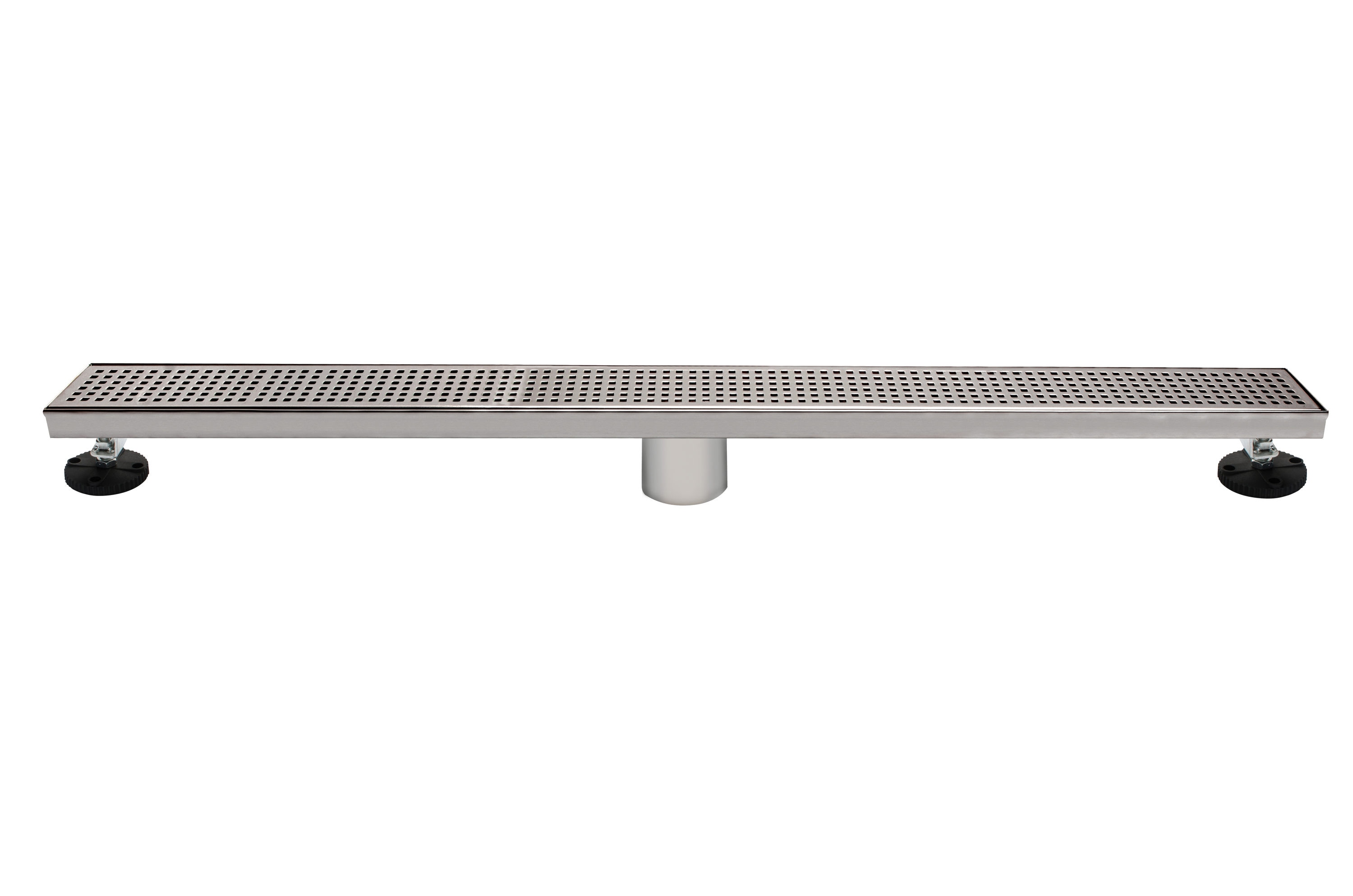 PF WaterWorks PF3003-BN 36-in Linear Drain- Square Brushed Nickel