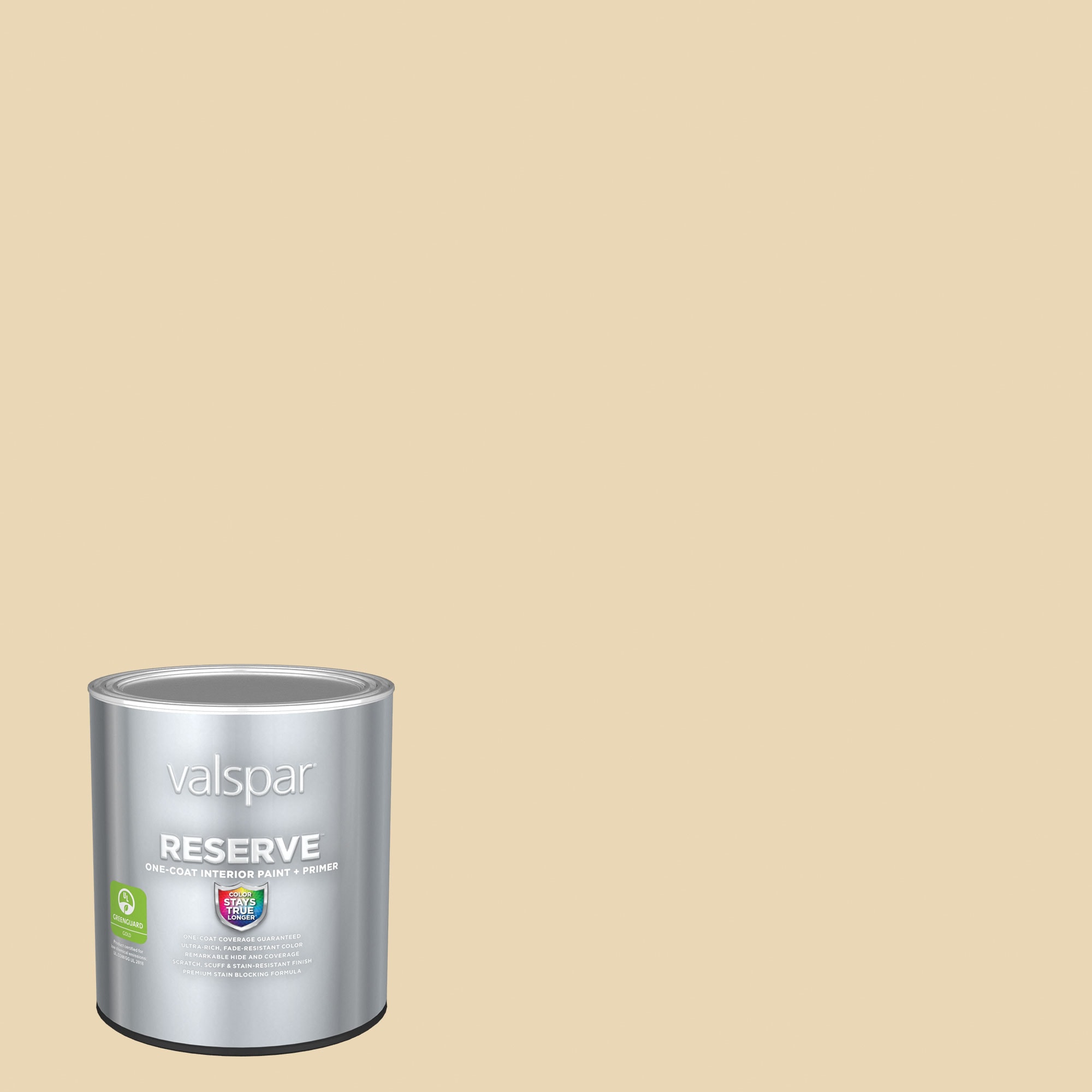 Valspar 3005-6C-2916568 Reserve Satin Soft Candlelight 3005-6C Latex Interior Paint Paint + Primer ( 1-quart )