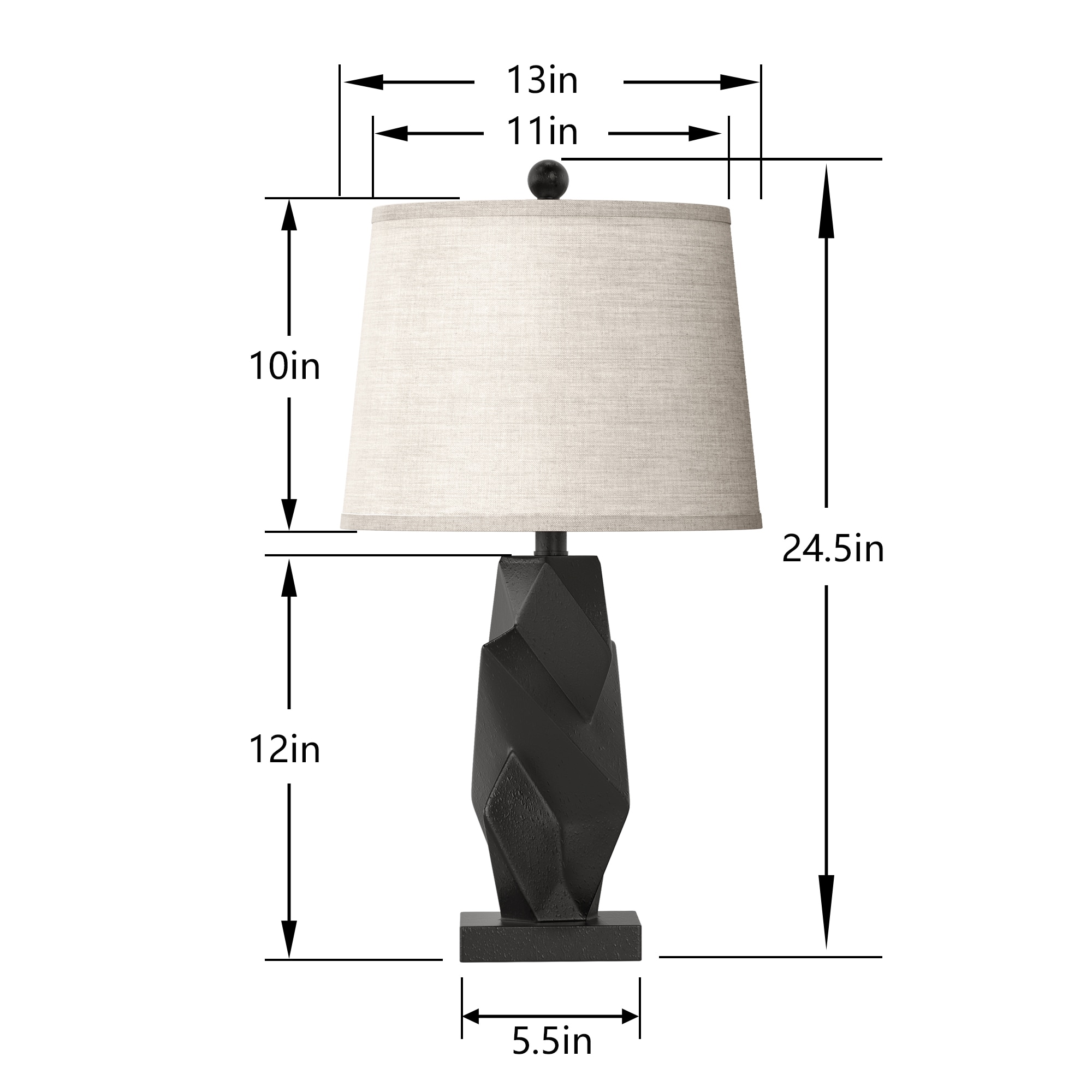 Maxax T243-BK Table-Lamps - View #8