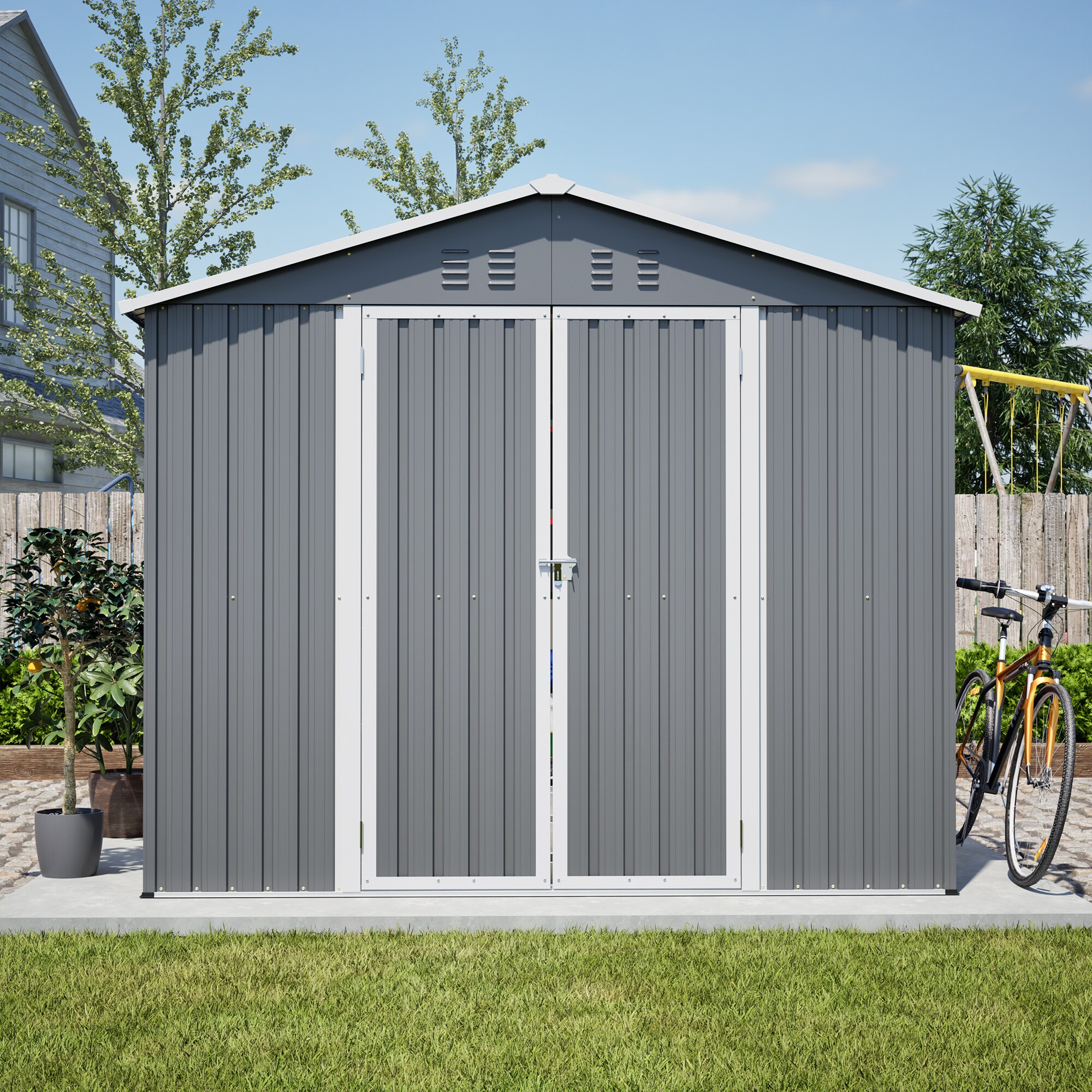 GDFStudio 371424 Metal-Storage-Buildings-Sheds - View #10