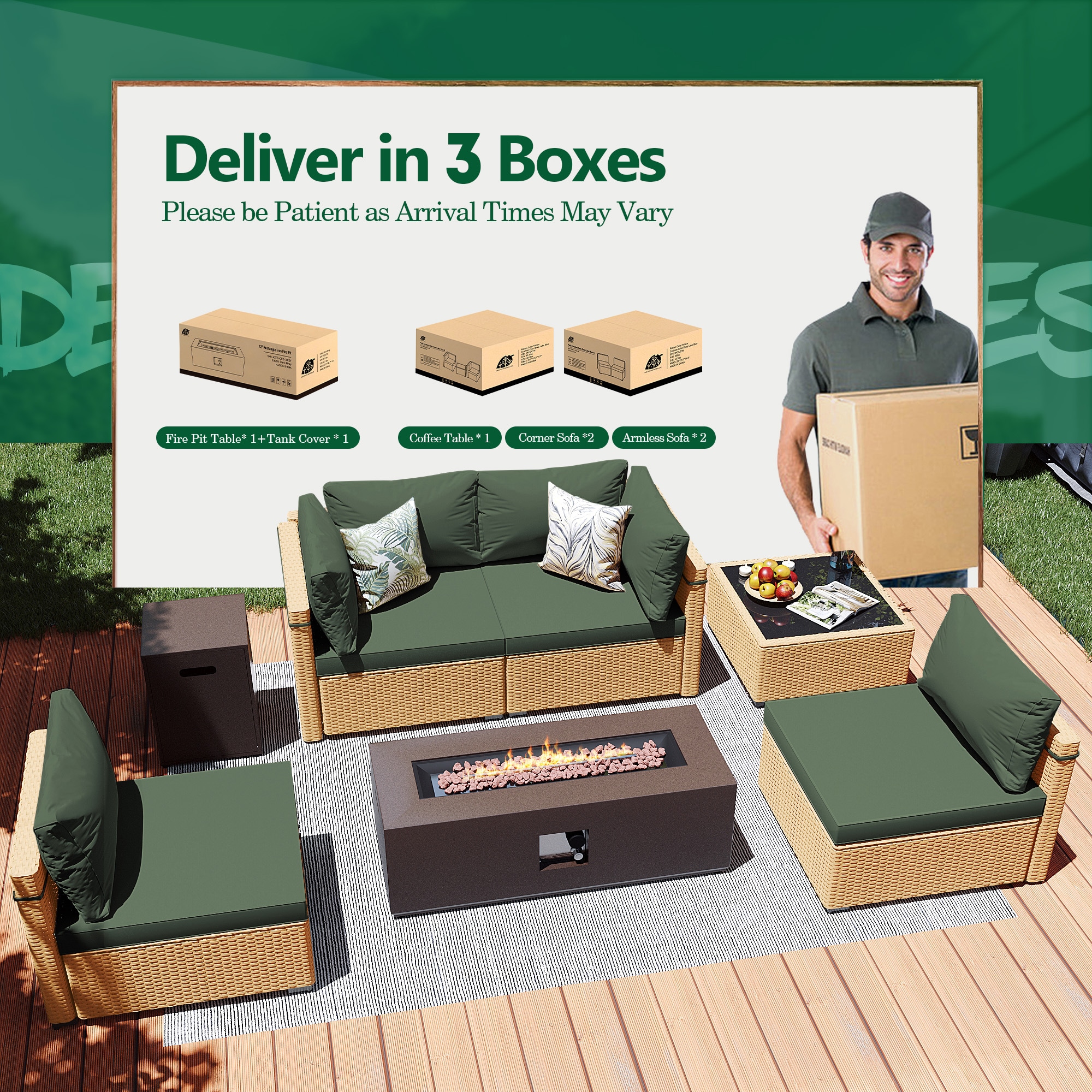 Patio Watcher LS-RT5-KD42CBR-Y2 Patio-Conversation-Sets - View #7
