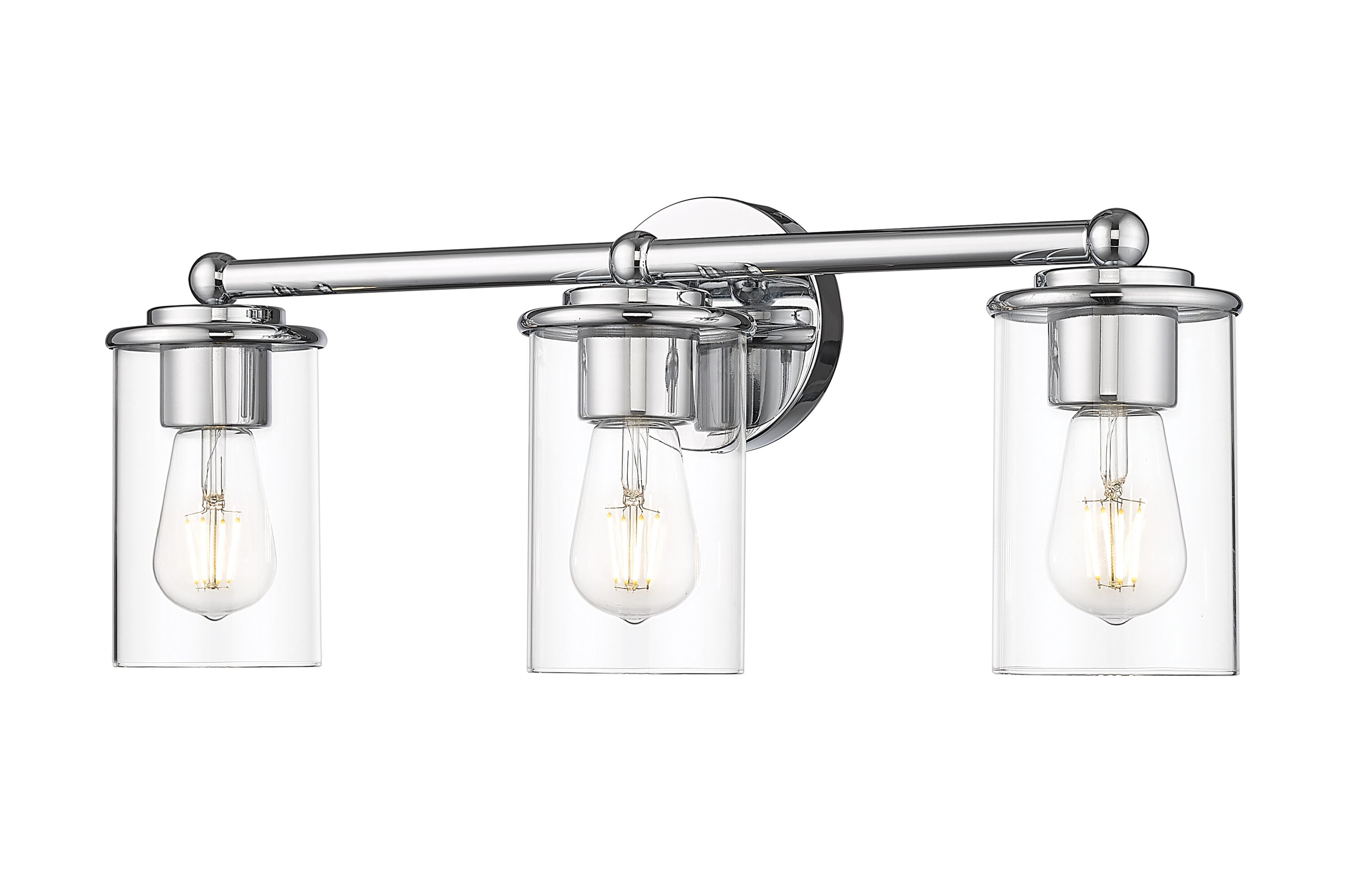Z-Lite 742-3V-CH Thayer 22.5-in 3 -Light Polished Chrome Transitional Vanity light