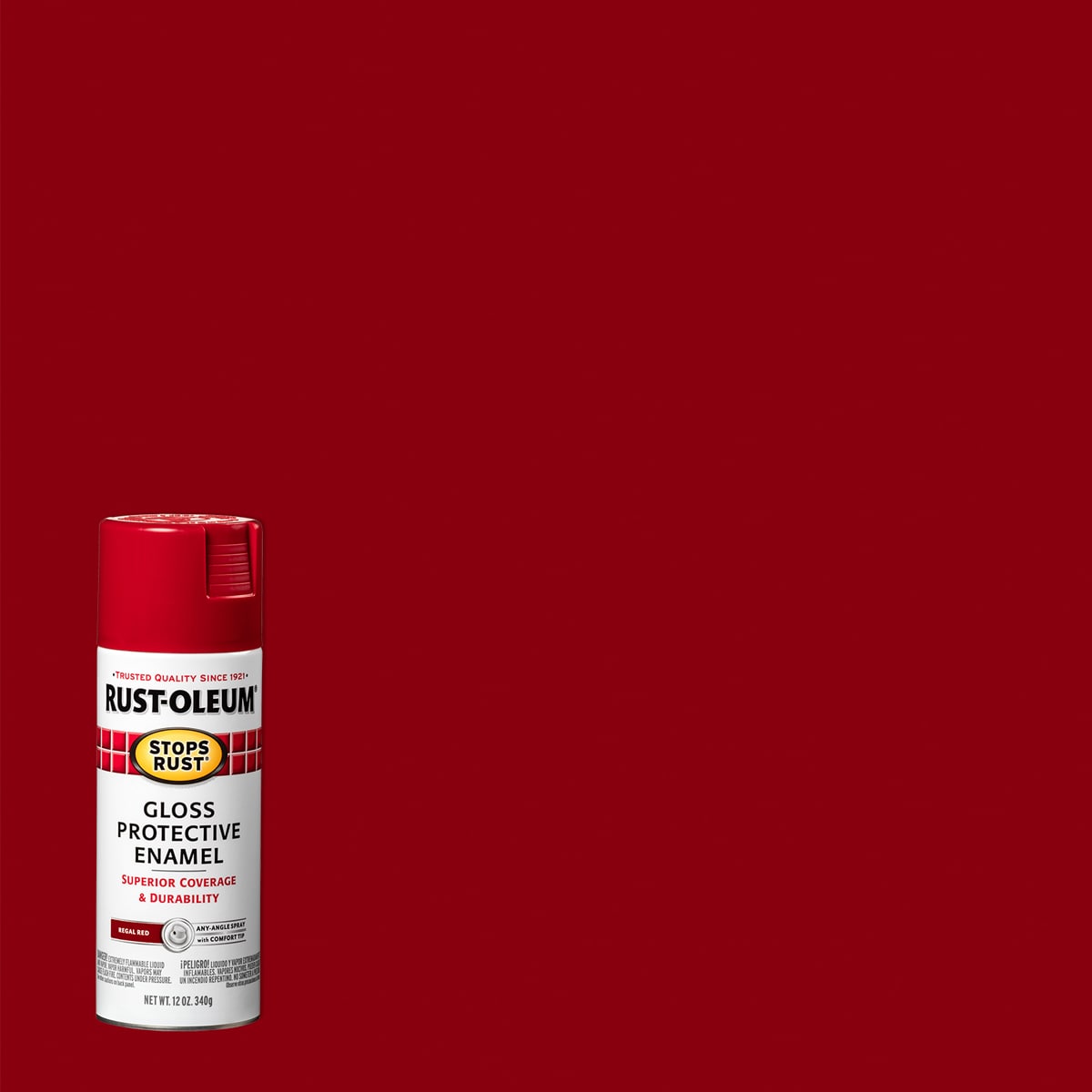 Rust-Oleum Matte Finish Red Lacquer Spray Paint