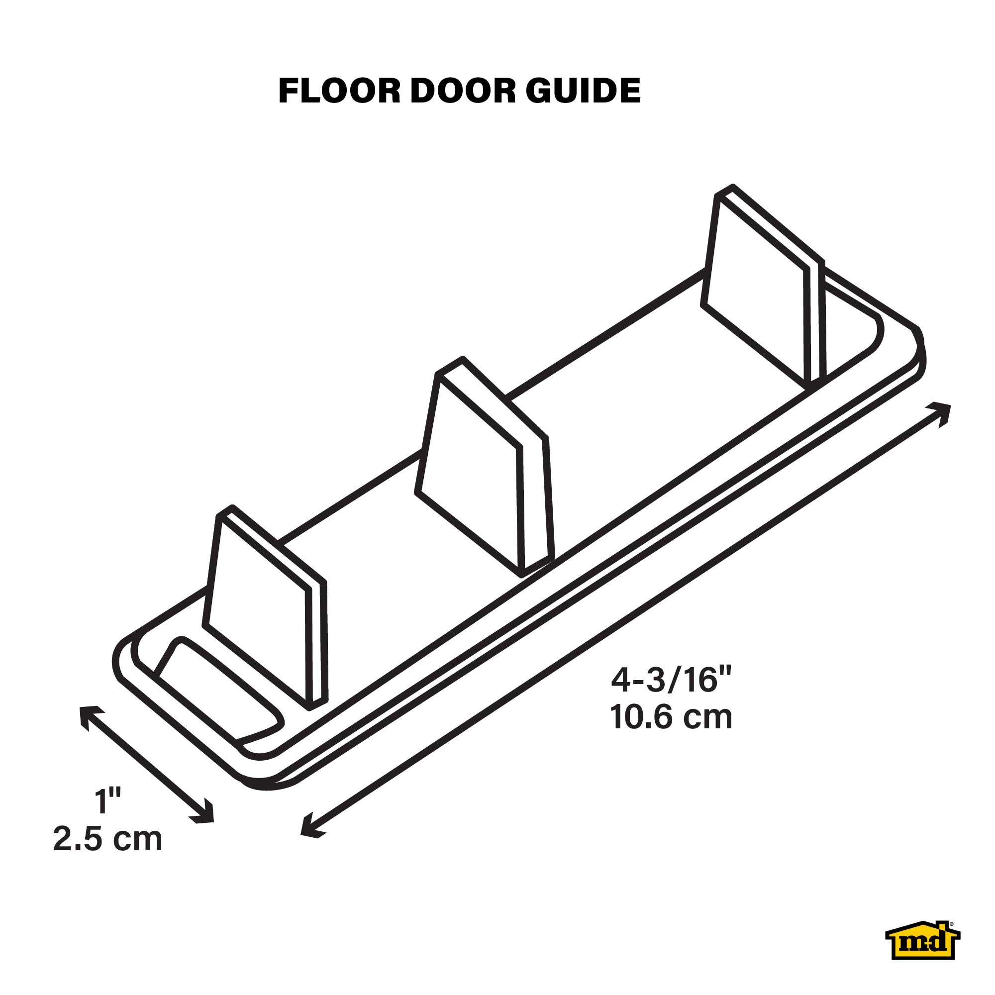 M-D 45407 Sliding-Closet-Door-Track-Track-Kits - View #2