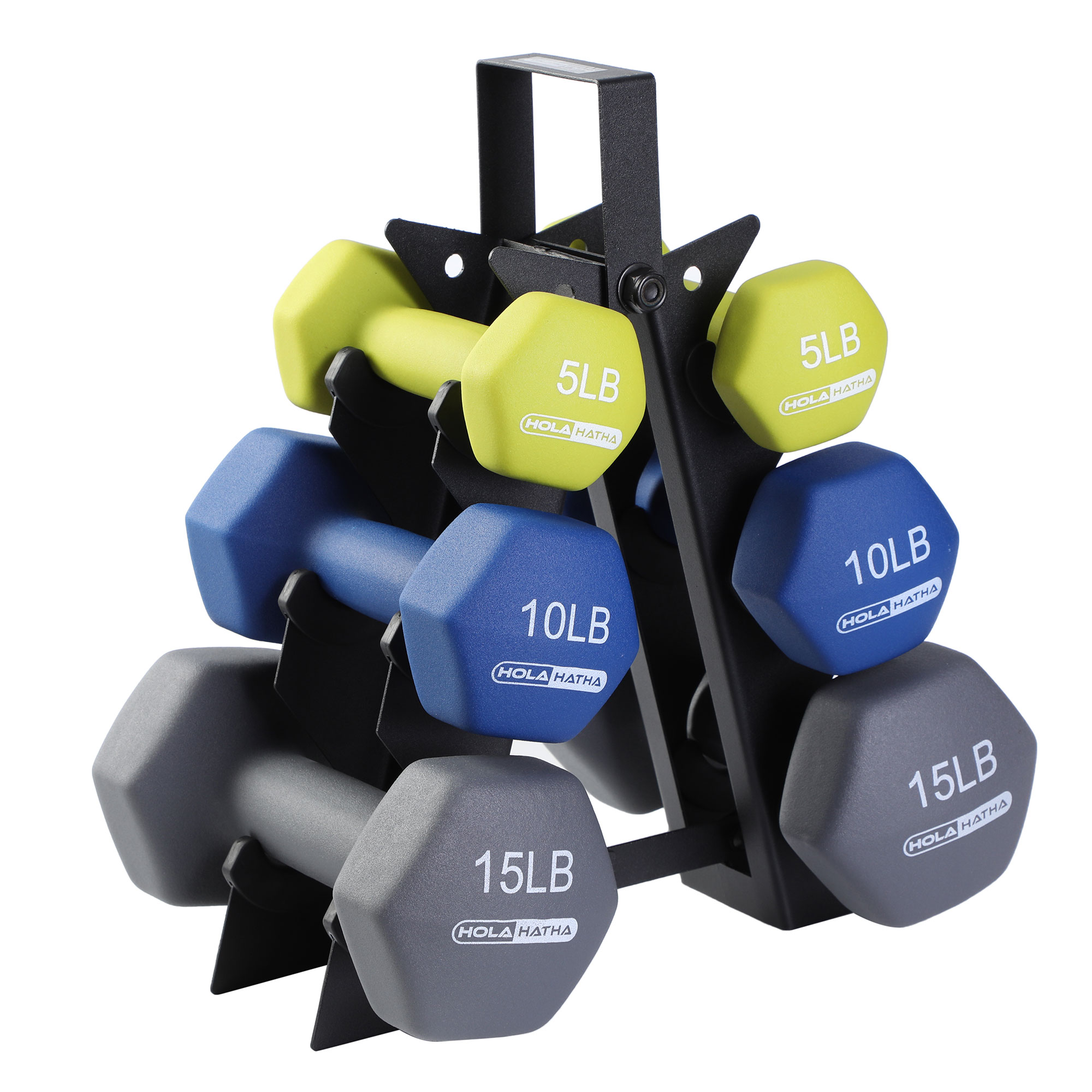 Hex Shape Hand Weights for Women Dumbells Set Weights Non-Slip Free Weight Dumbbell Sets Fitness Republic Neoprene Weights Dumbbells Set Combo 