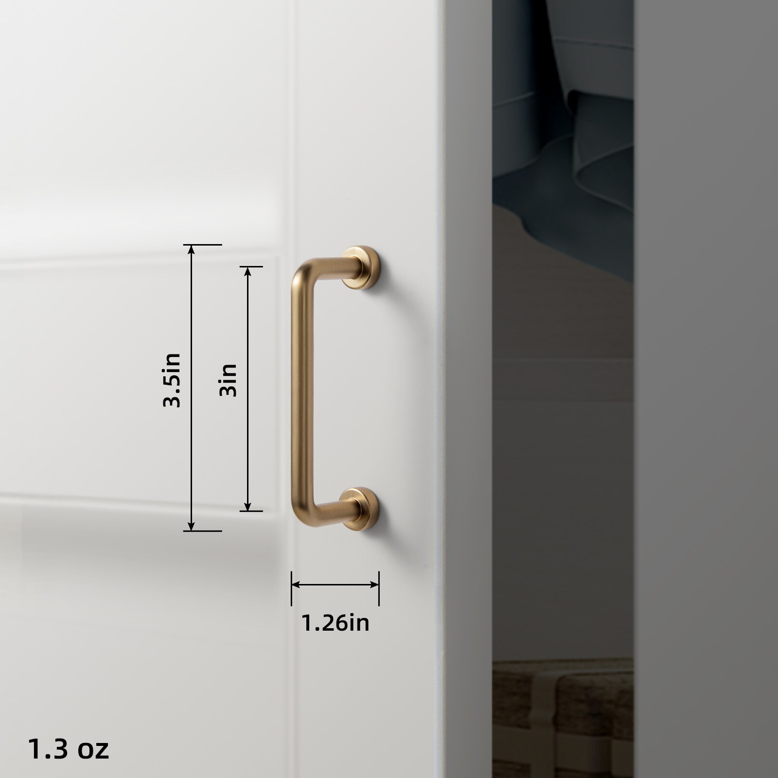 Miaokesen 1827UBR-76 Cabinet-Pulls - View #2