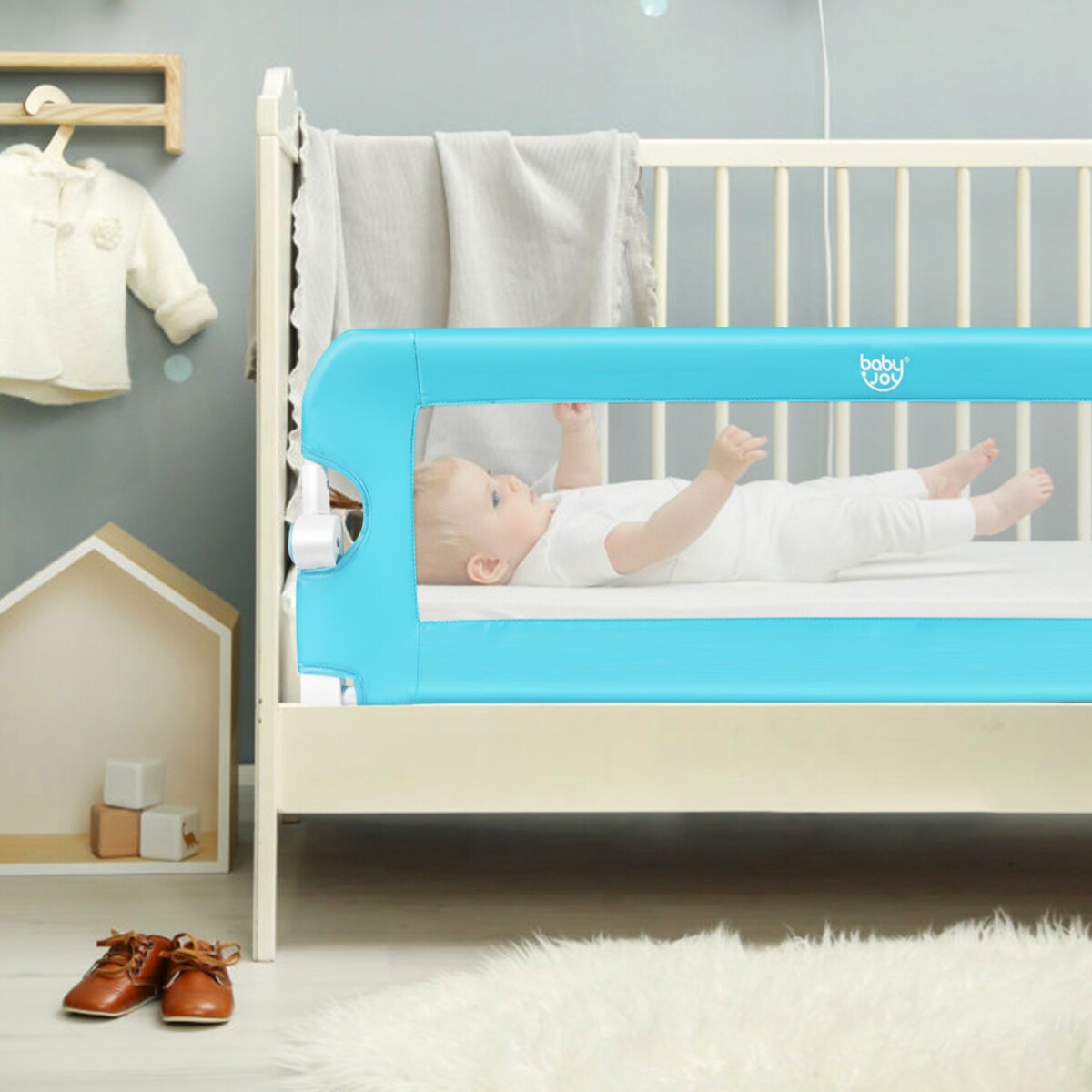Goplus BB5524BL Bed-Rails - View #2