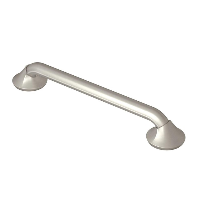 Moen Eva 18-in Brushed Nickel Wall Mount (ADA Compliant) Grab Bar Moen Eva 18-in Brushed Nickel Wall Mount (ADA Compliant) Grab Bar