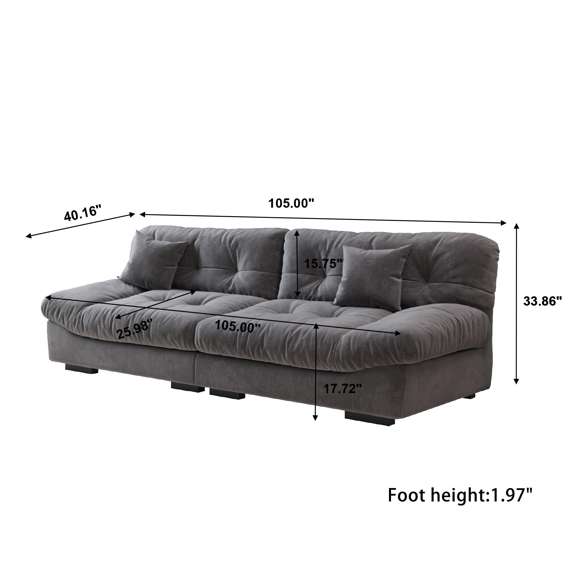 BuotiqHom DH-123G-LV Sofas-Loveseats - View #3