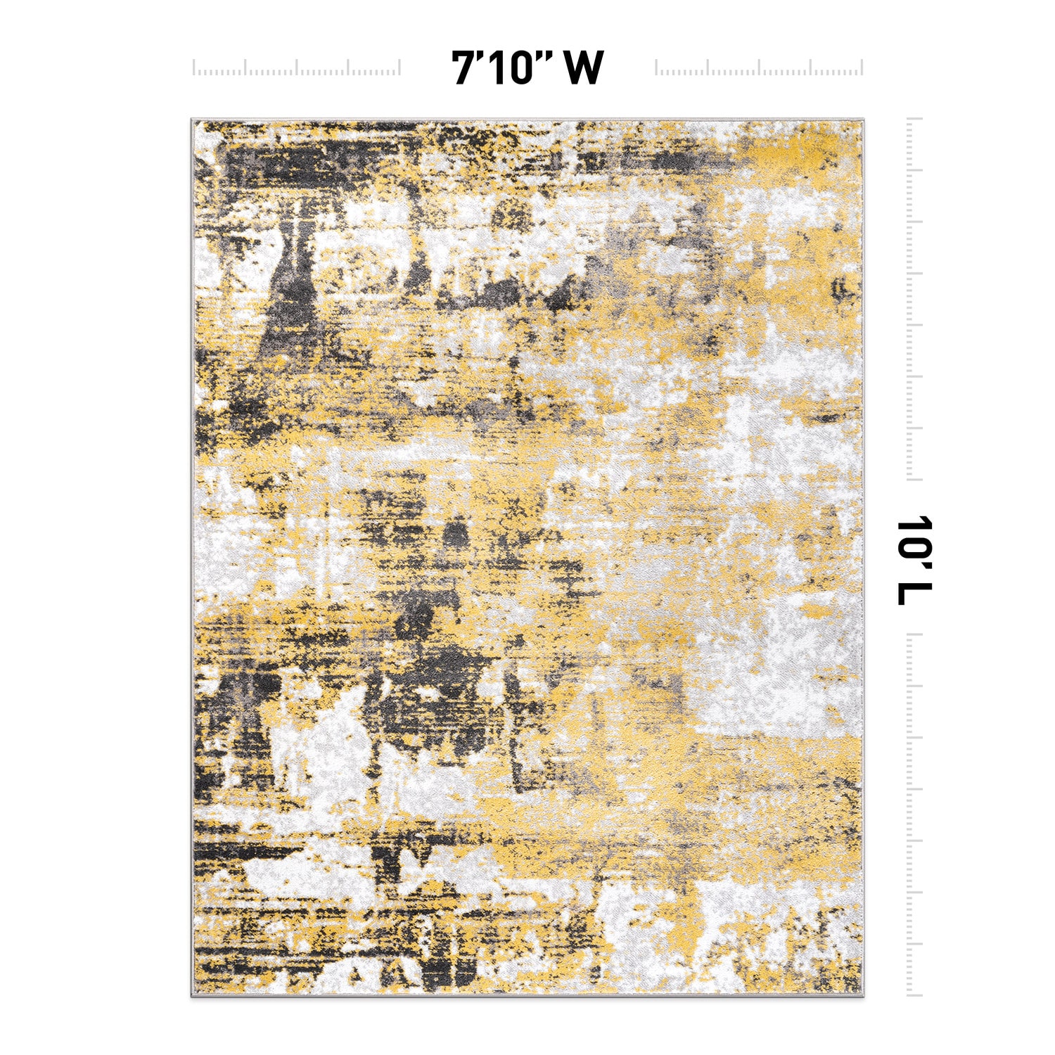 World Rug Gallery 935YELLOW8X10 rugs - View #3