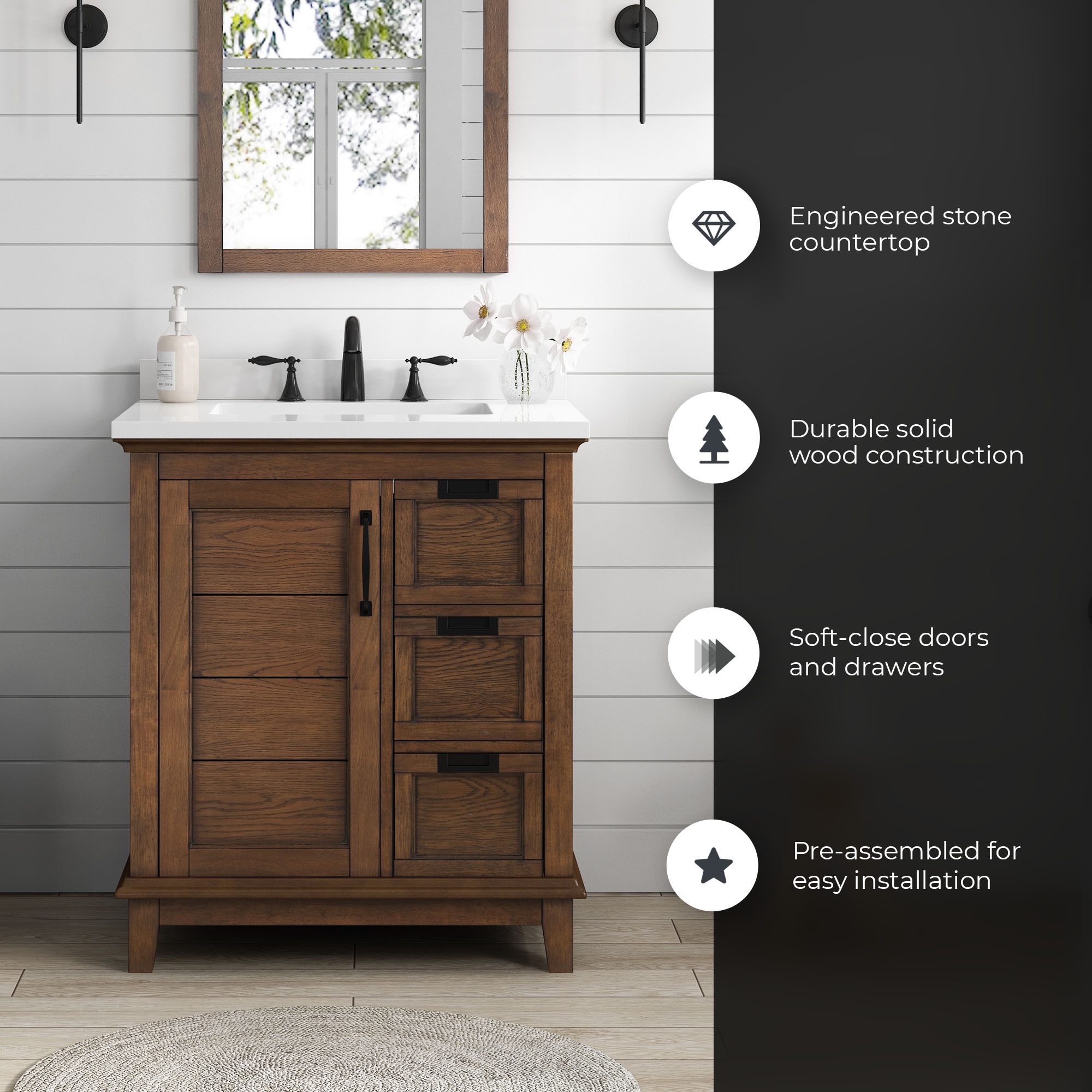OVE Decors 15VVA-CLAR30-043 Bath-Vanity-Combo - View #4