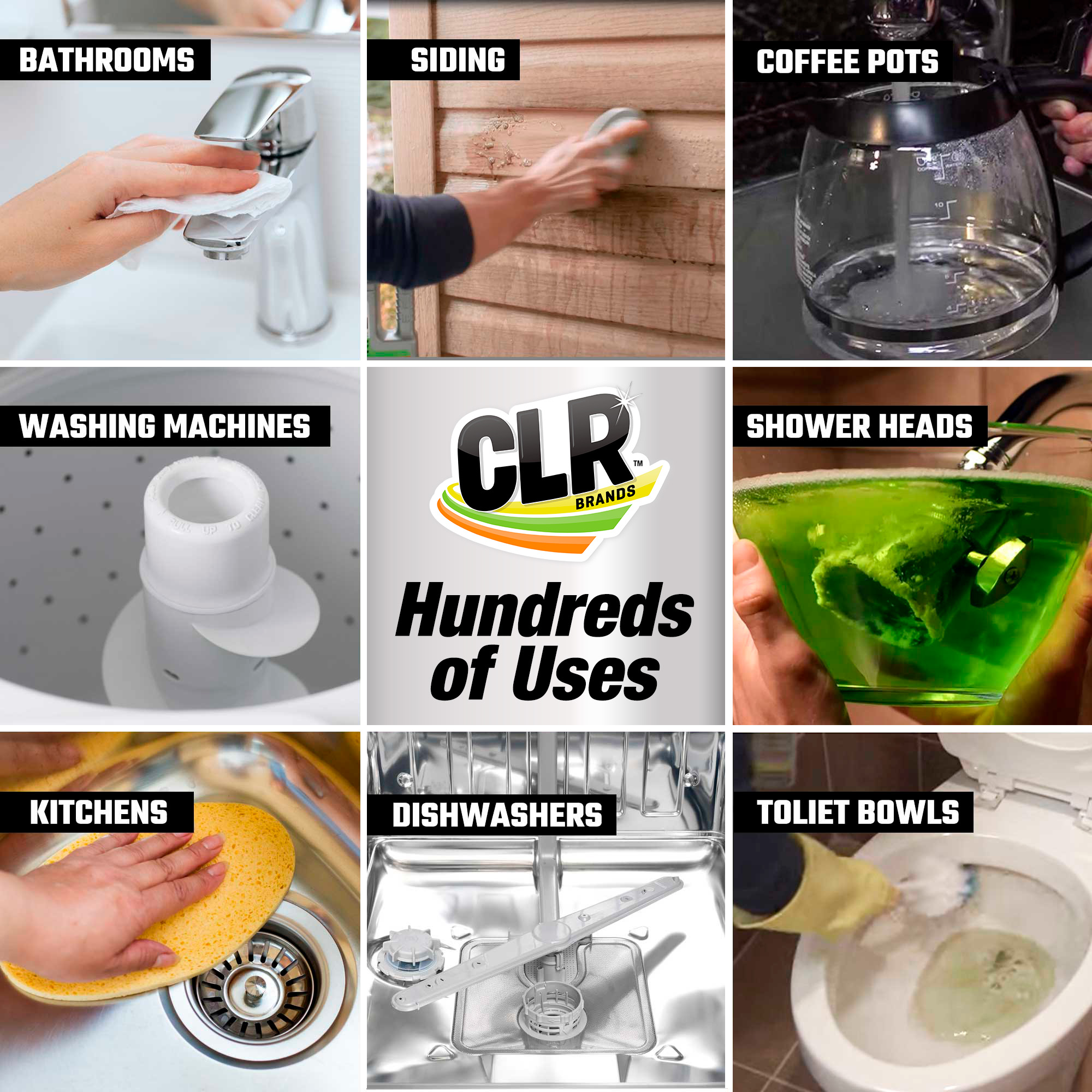 CLR 1-Gallon Calcium, Lime, and Rust Remover - Powerful Non-Toxic Formula  for Multiple Surfaces in the Rust Removers department at