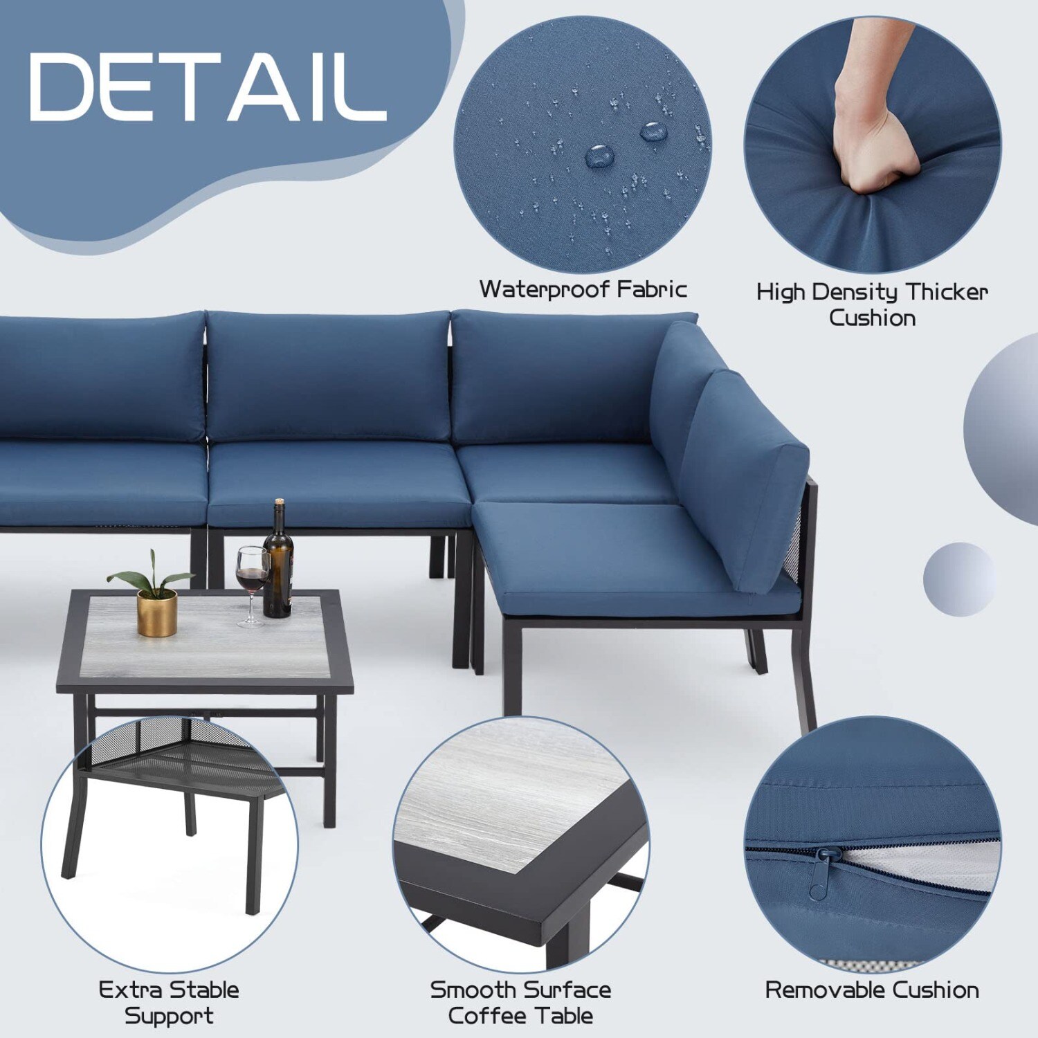 AECOJOY 16317DL-LS01 Patio-Sofas-Daybeds - View #4