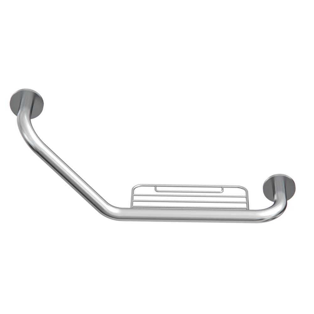 Project Source SC-ANG18-07 Grab bar 18-in Polished Stainless Steel Wall Mount Grab Bar (250-lb Weight Capacity)